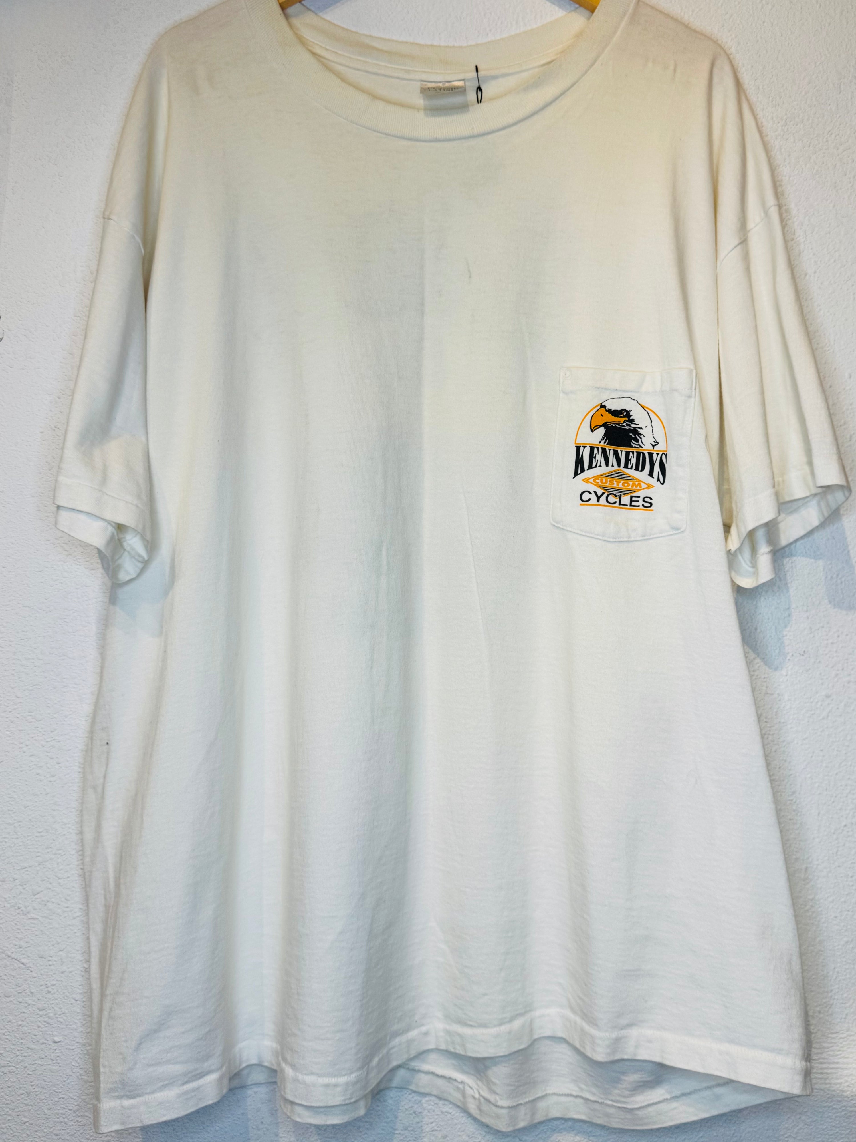 Kennedys Cycle Yellow Vintage Tee