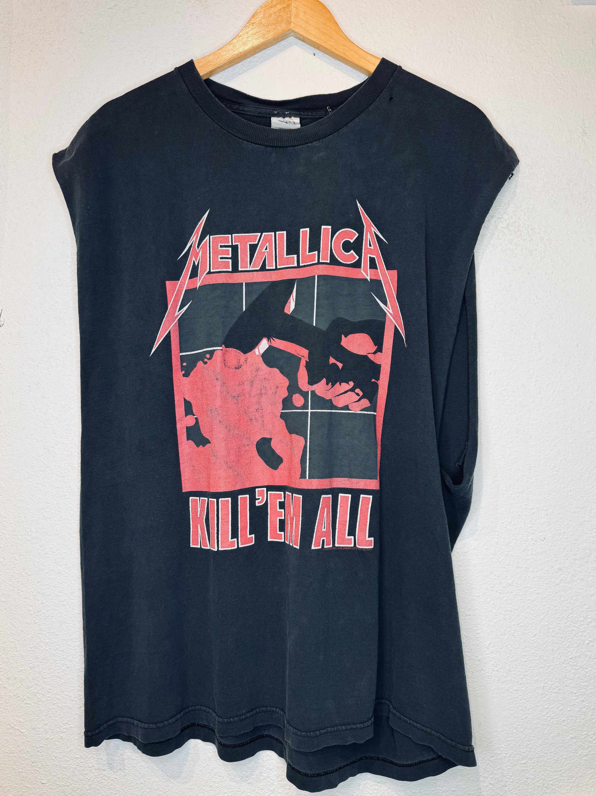 Metallica Kill em All Vintage Tank