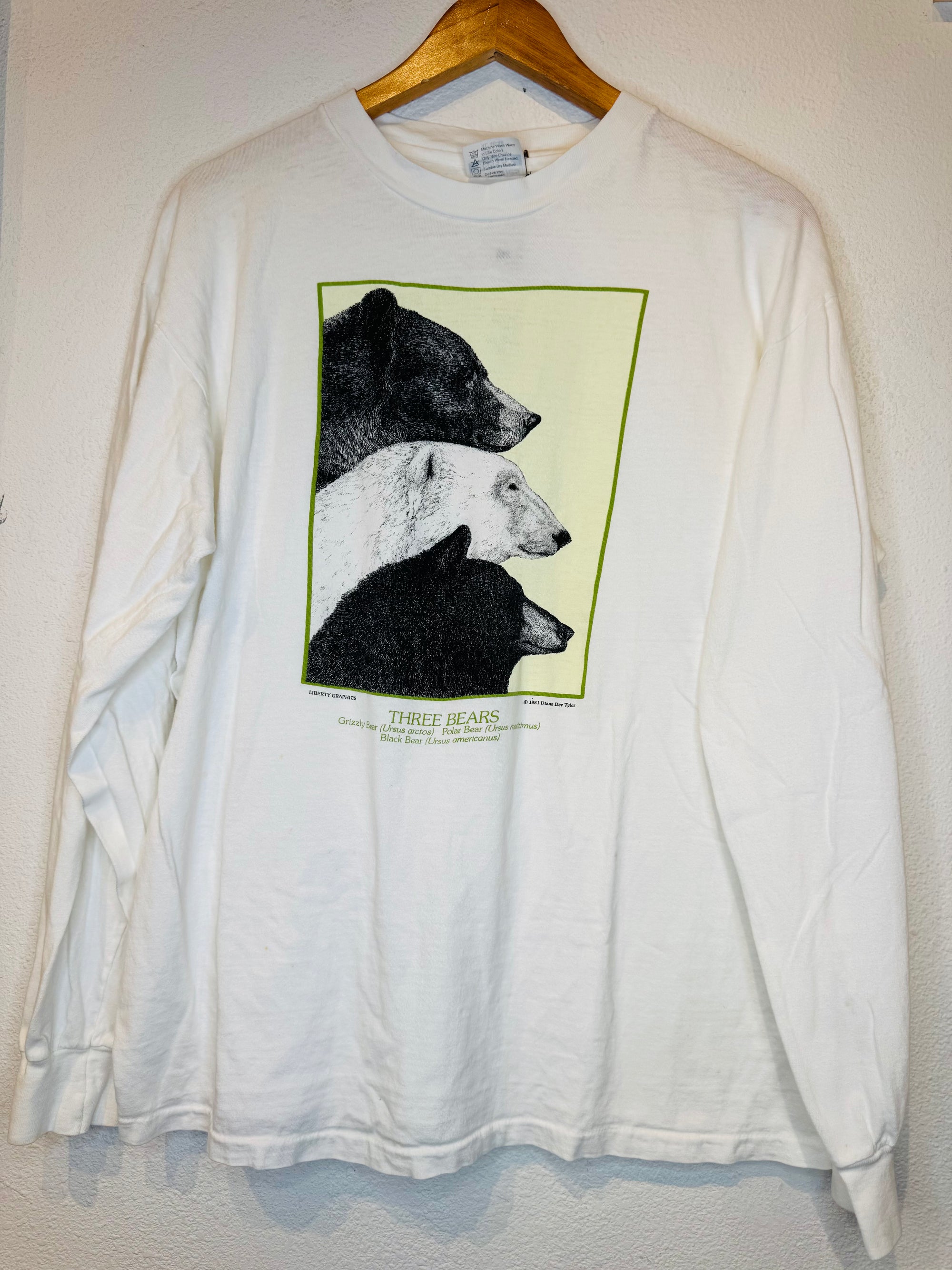 Three Bears Vintage Long Sleeve