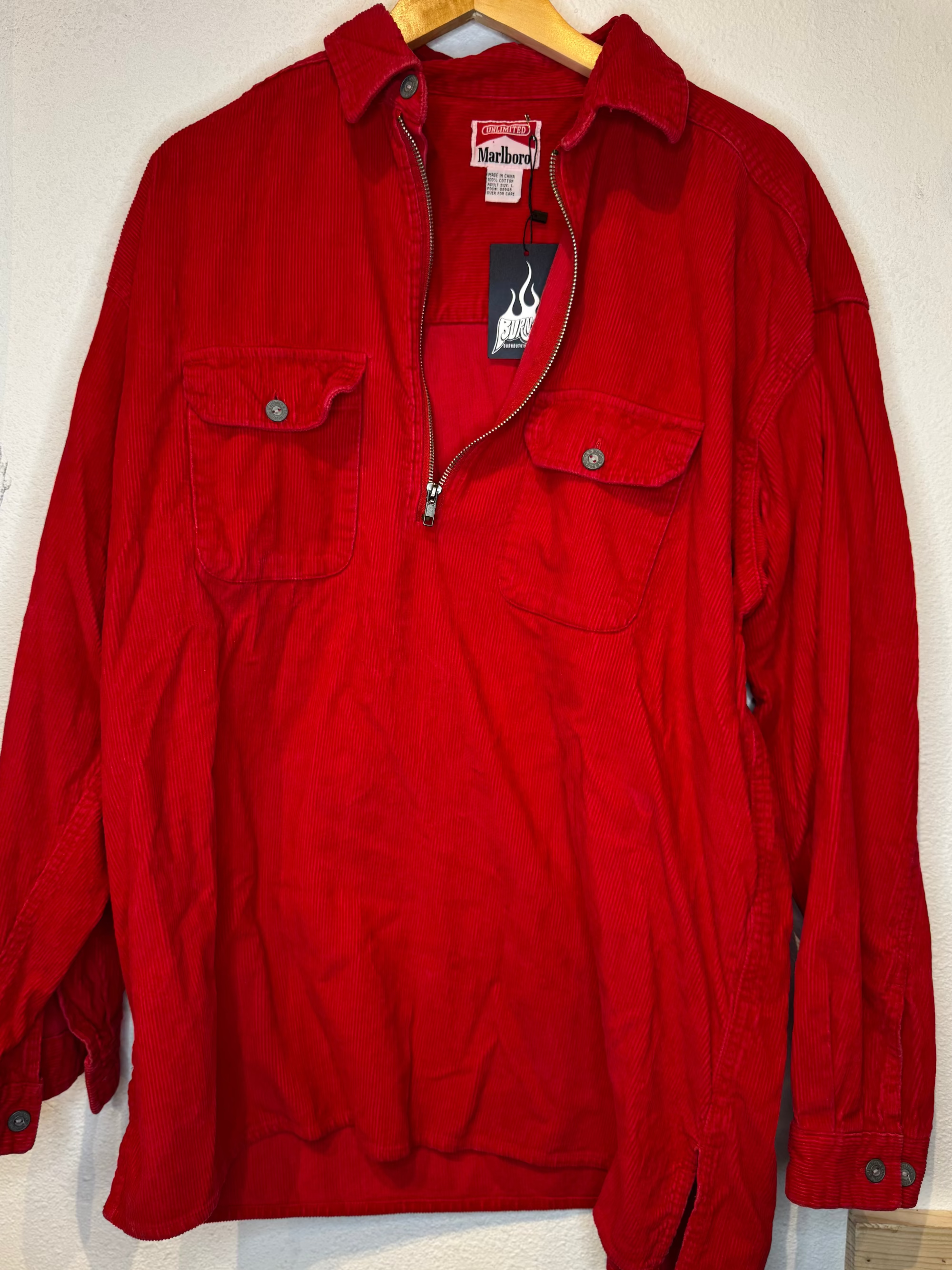 Marlboro Cord Vintage Half Zip