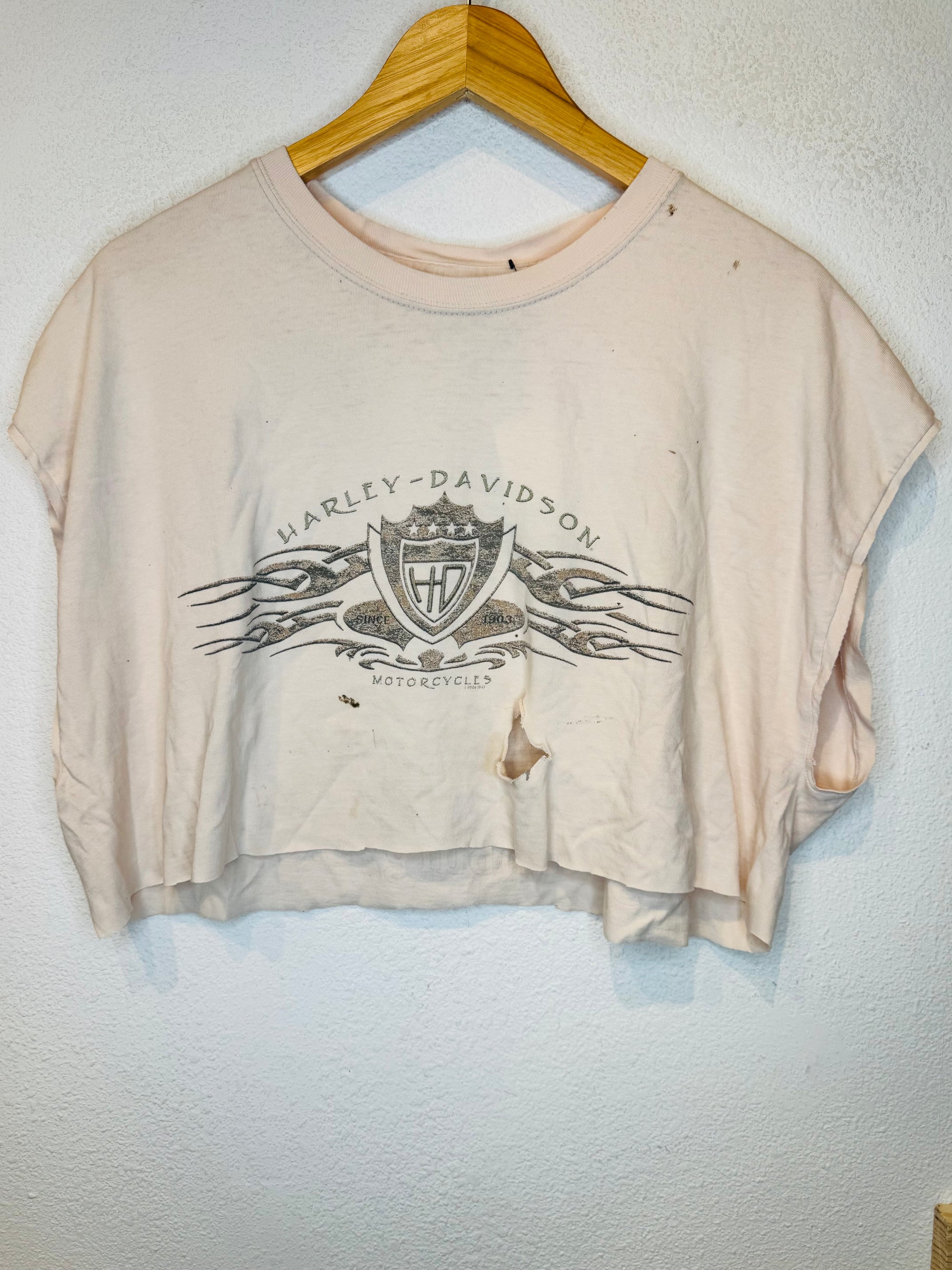 Spartanburg Harley Vintage Crop Tank