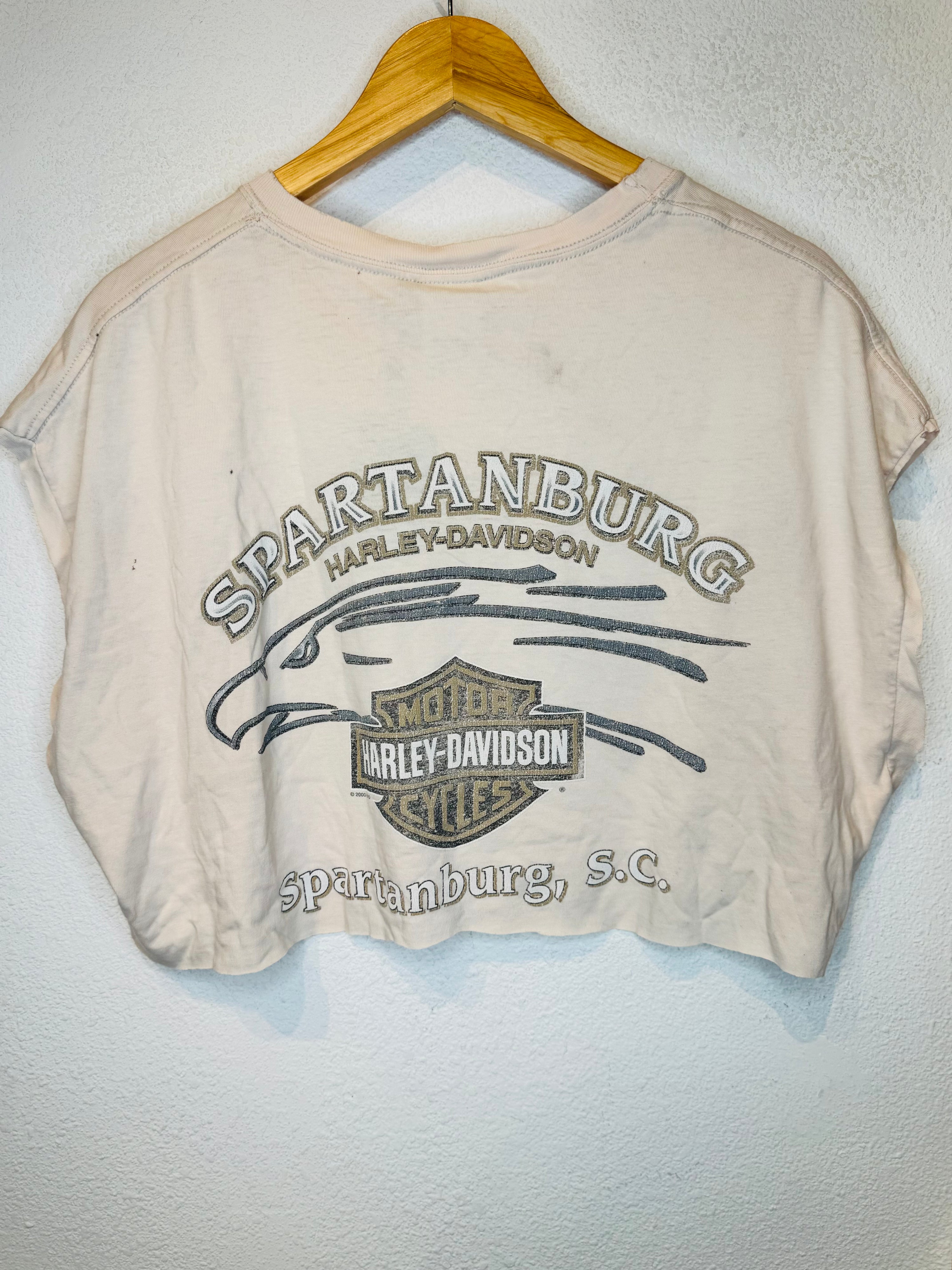 Spartanburg Harley Vintage Crop Tank