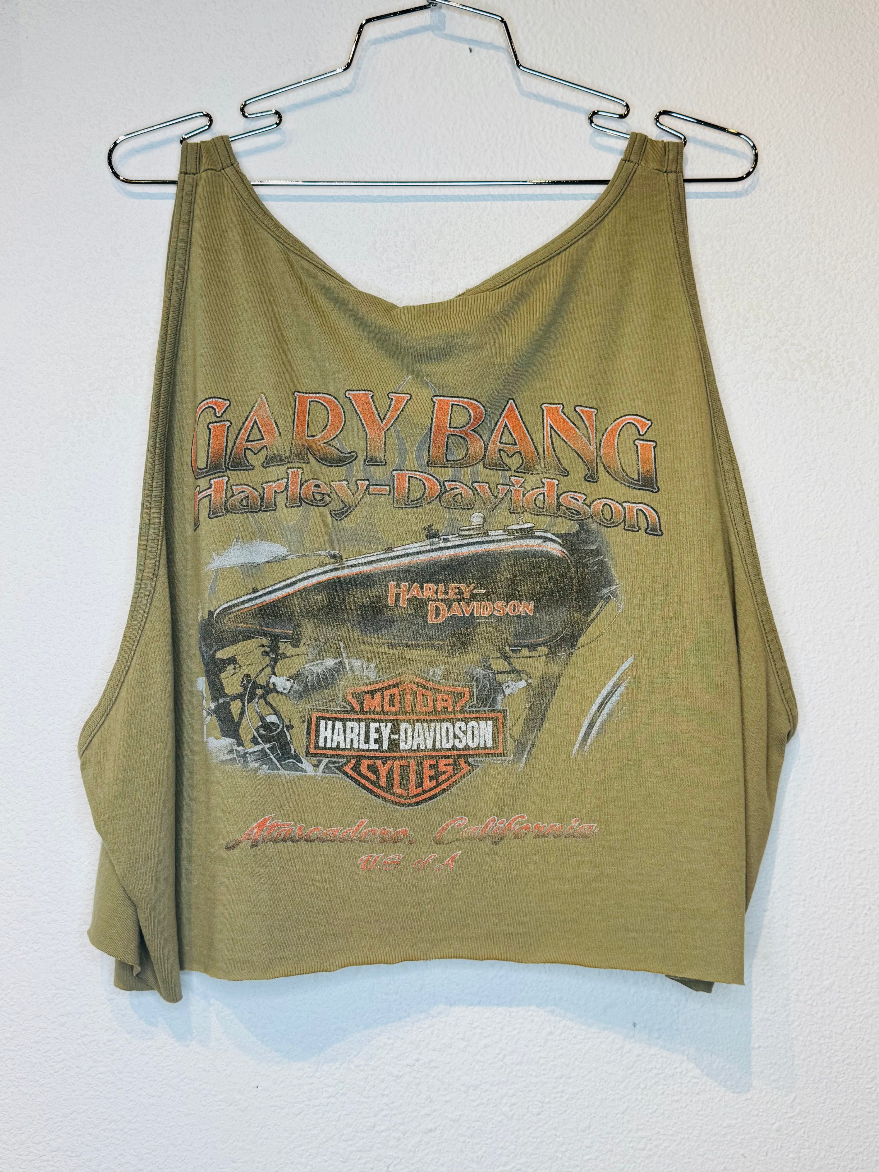 Gary Bang Harley Vintage Crop Tank