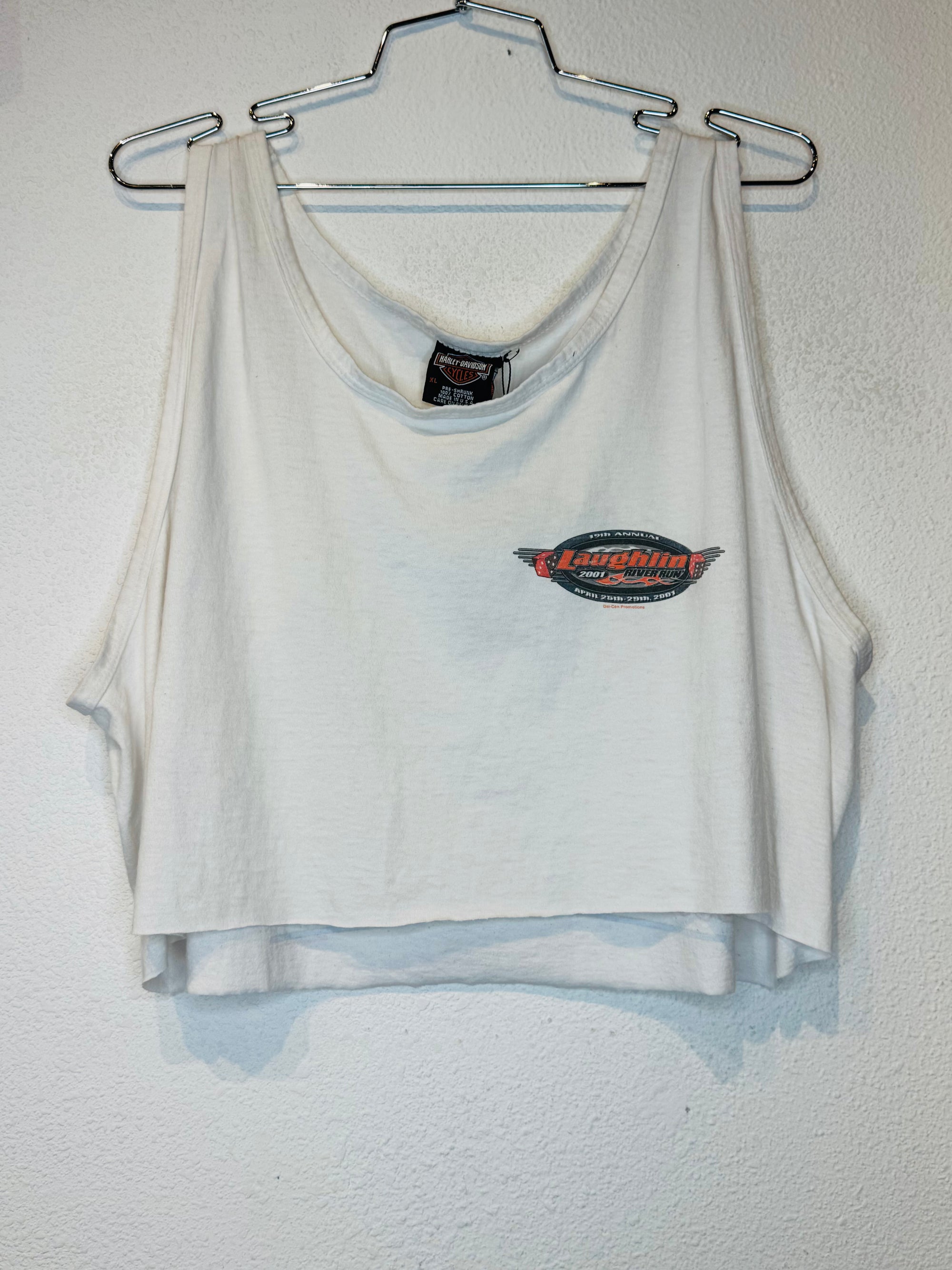Laughlin Harley Vintage Crop Tank