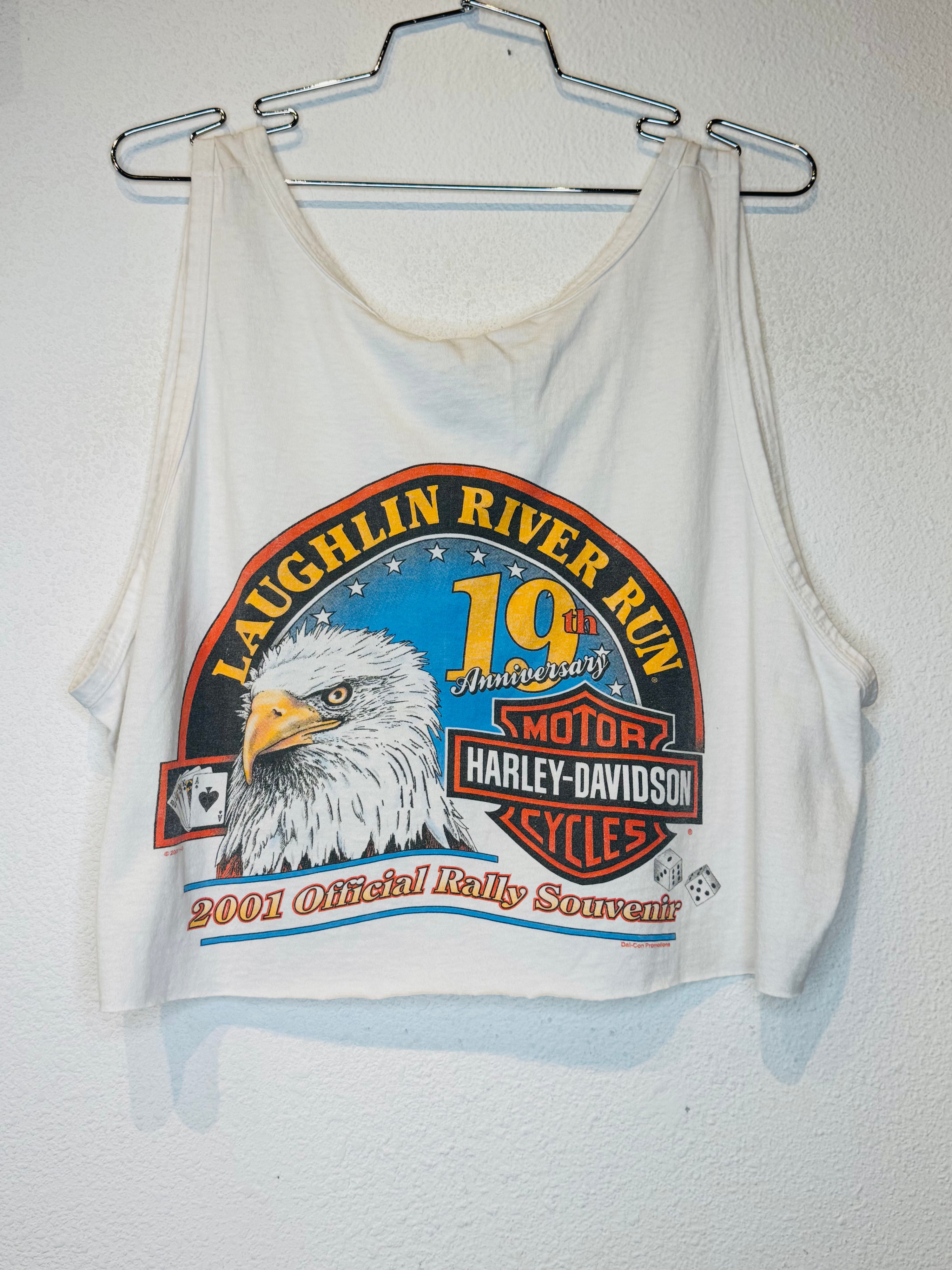 Laughlin Harley Vintage Crop Tank