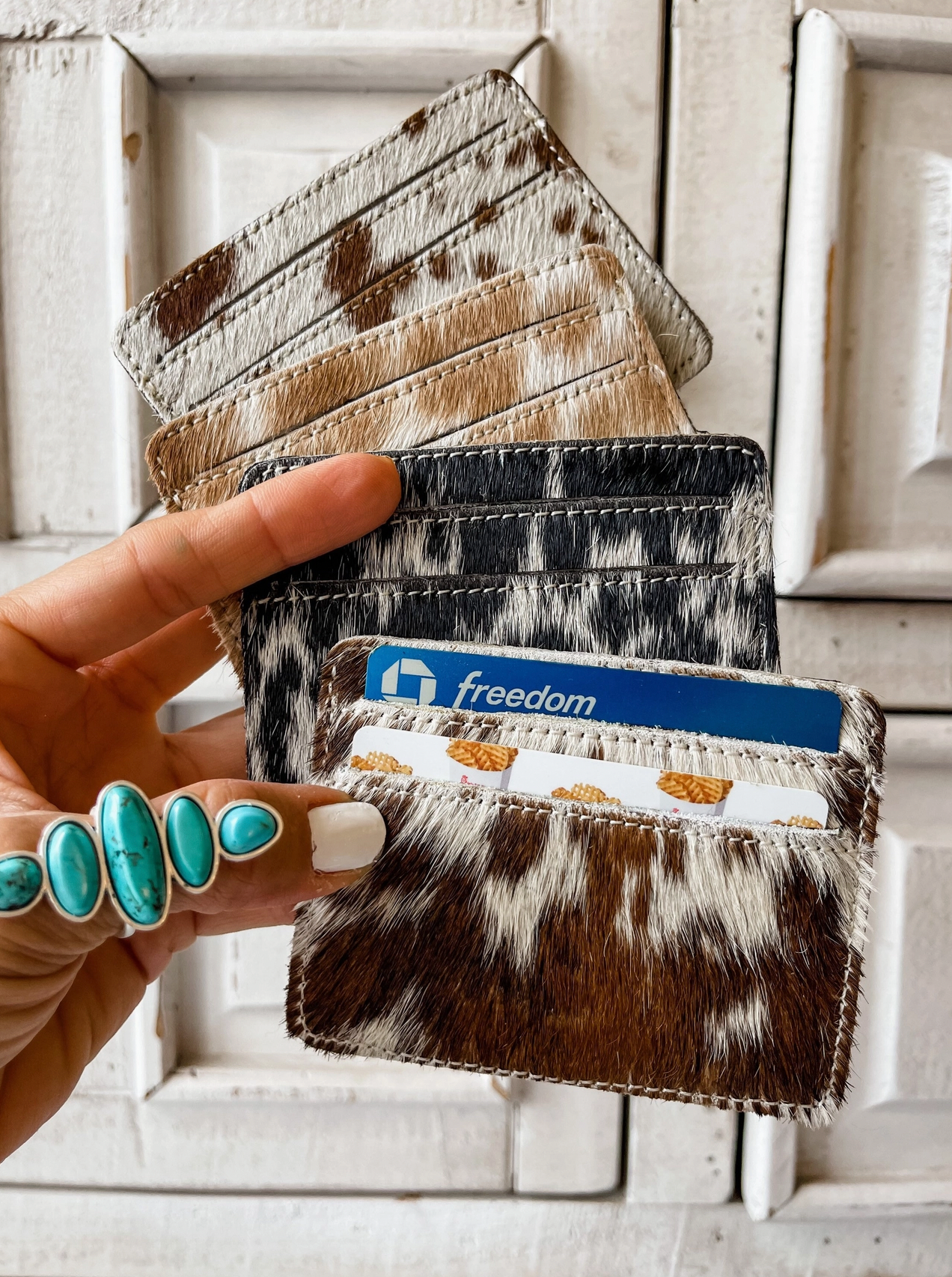 Cowhide Card Holder