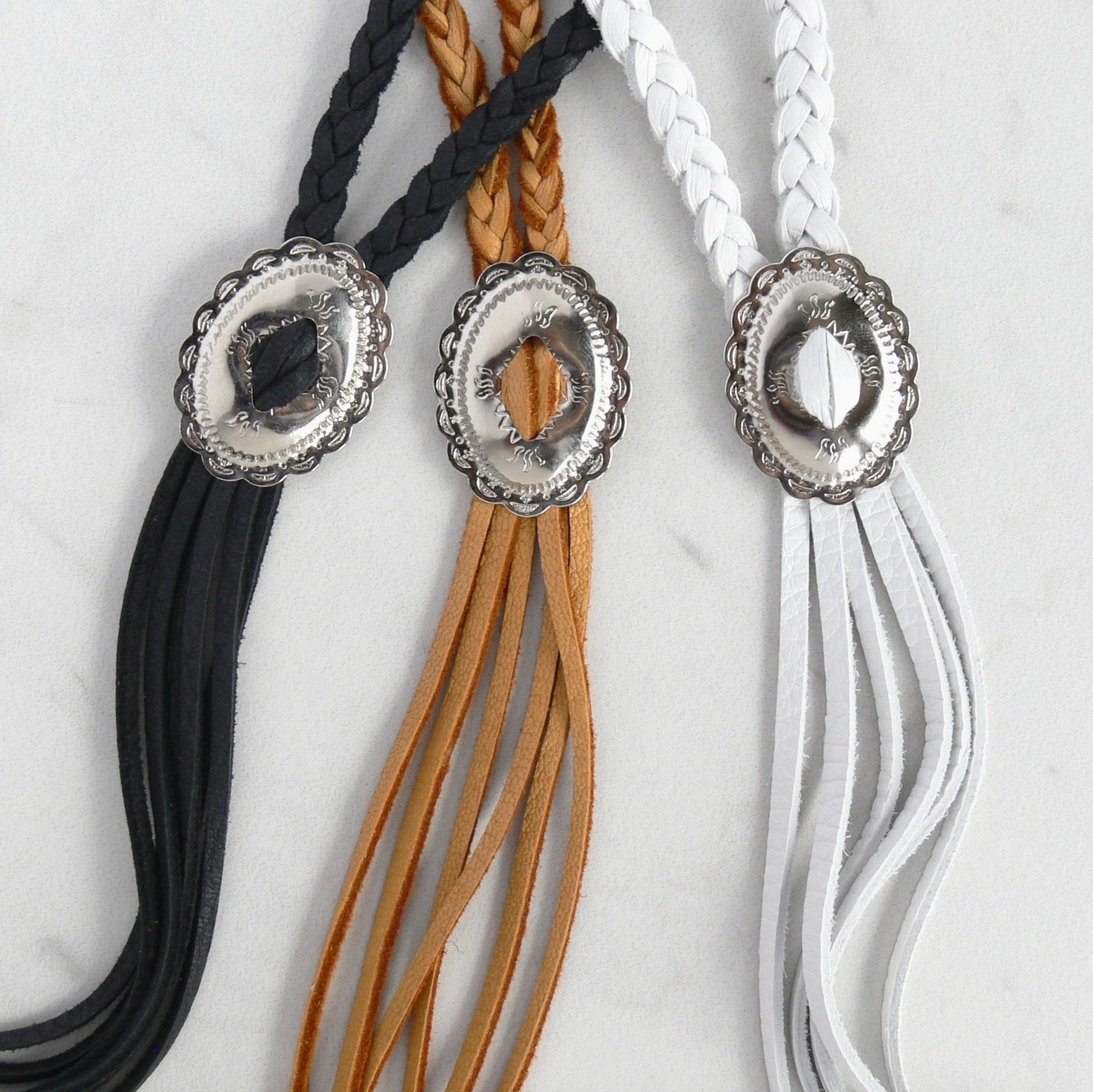 Deerskin Bolo Necklace