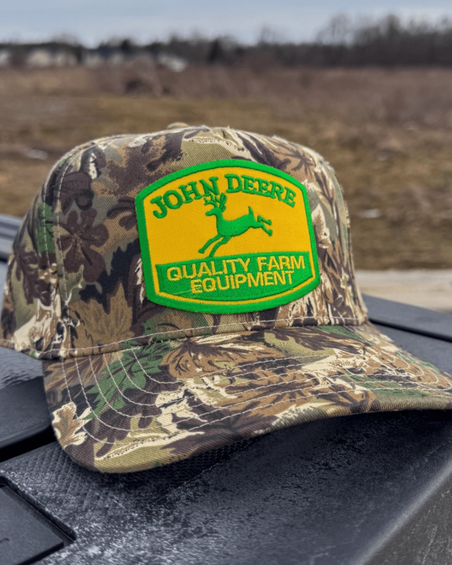 John Deer Patch Trucker Hat - Burnout