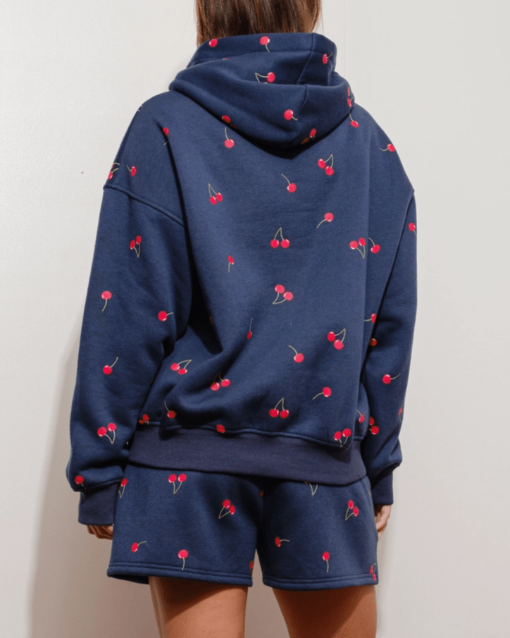 Cherry Sweat Set - Burnout
