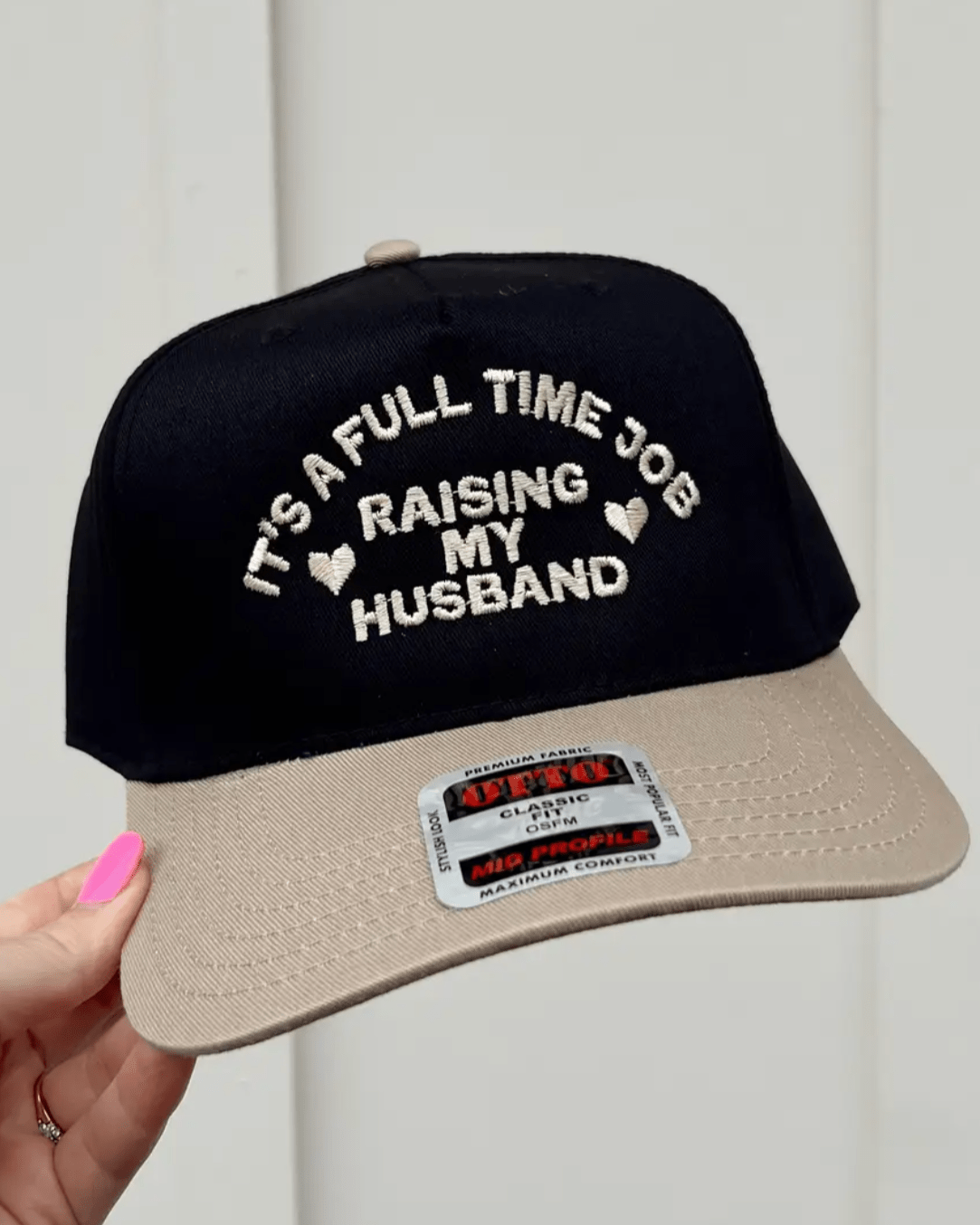Full Time Job Snapback Hat - Burnout