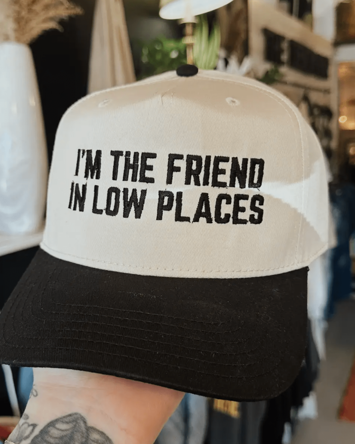 Low Places Snapback Hat - Burnout