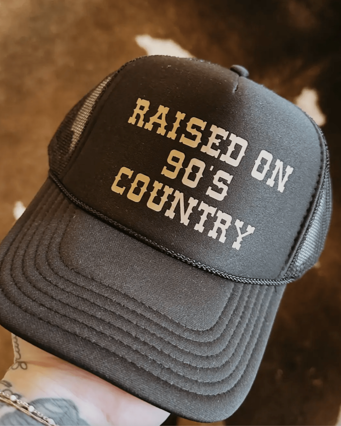 90's Country Trucker Hat - Burnout