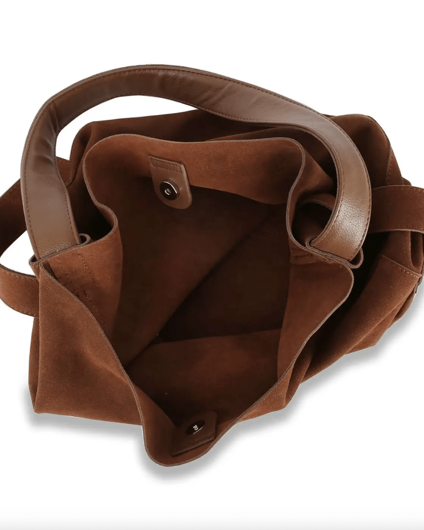 Suede Knot Tote Bag - Burnout