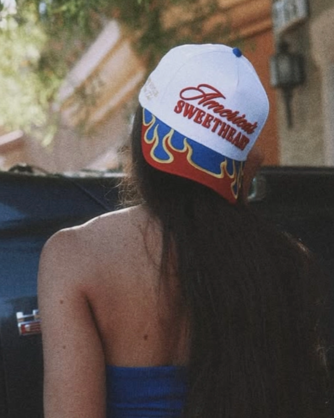 America's Sweetheart Flames Snapback Hat