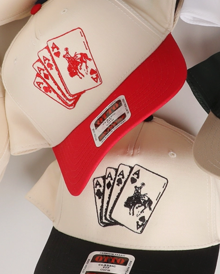 Western Cards Snapback Hat