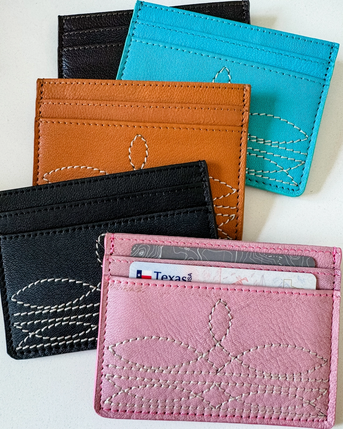 Boot Stitch Card Holder