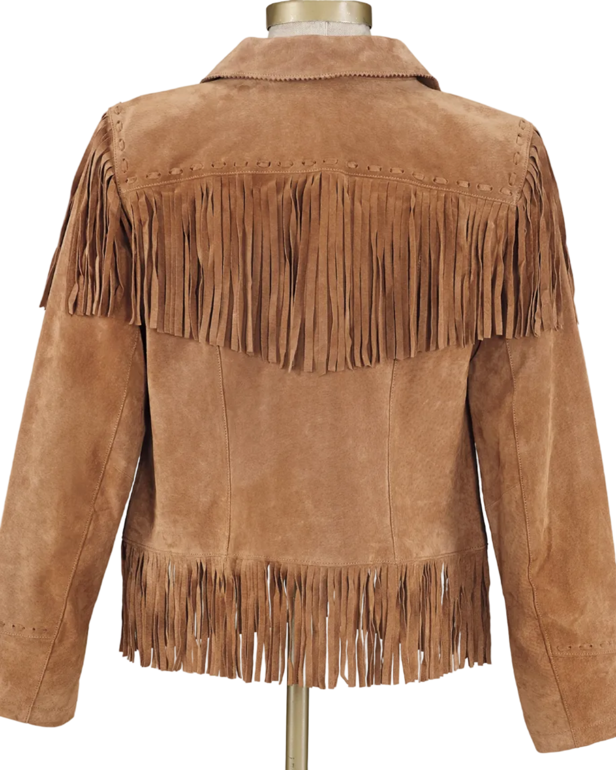 Suede Fringe Jacket