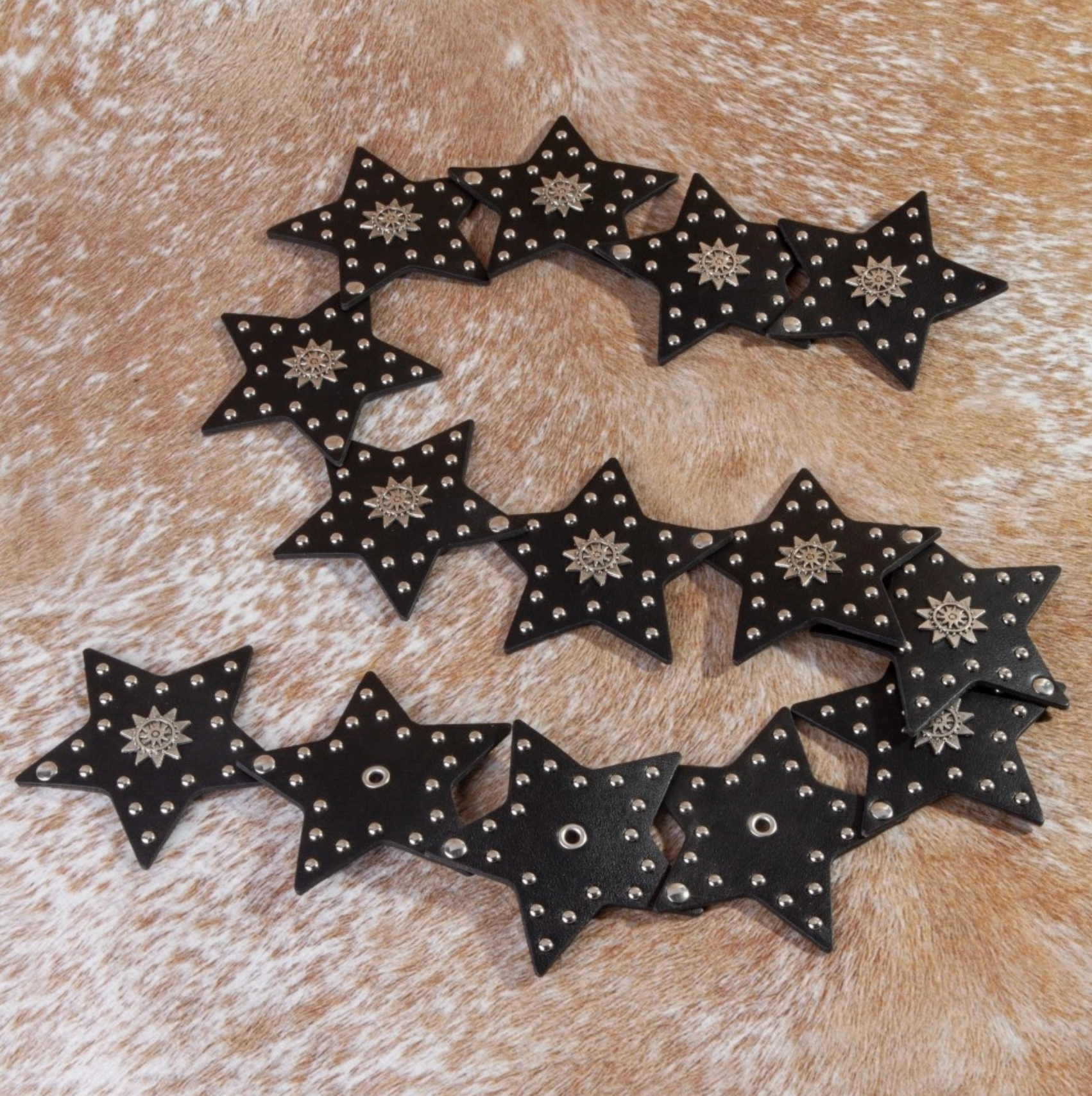 Studded Stars Western Belt