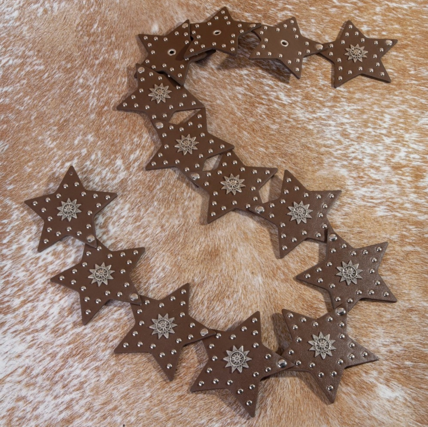 Studded Stars Western Belt