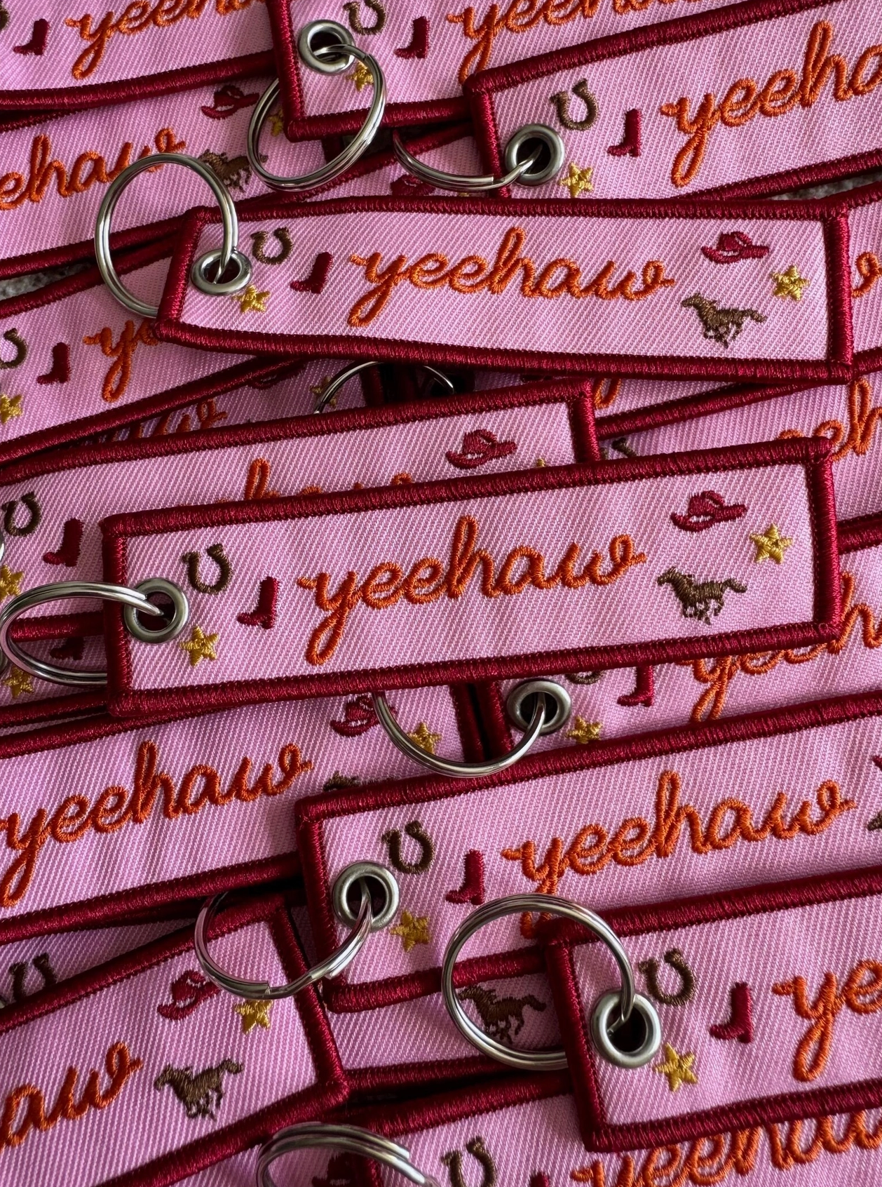 Embroidered Keychain