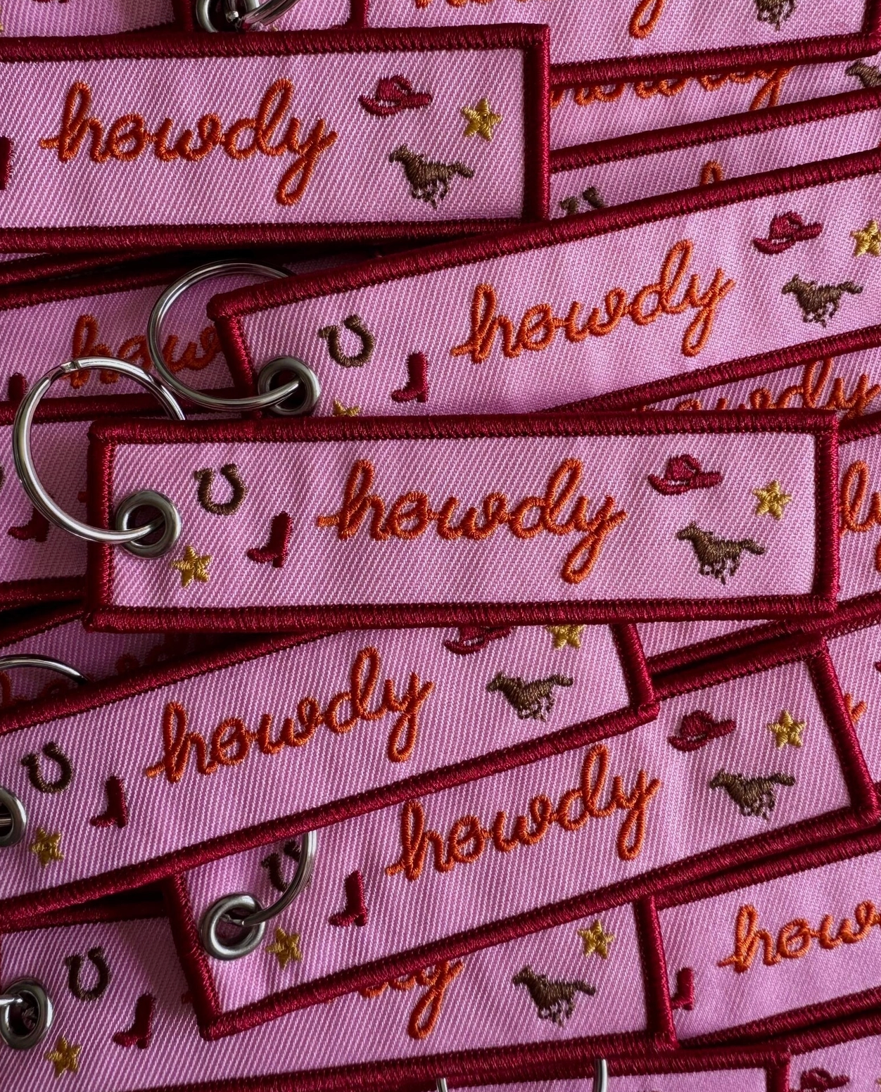 Embroidered Keychain