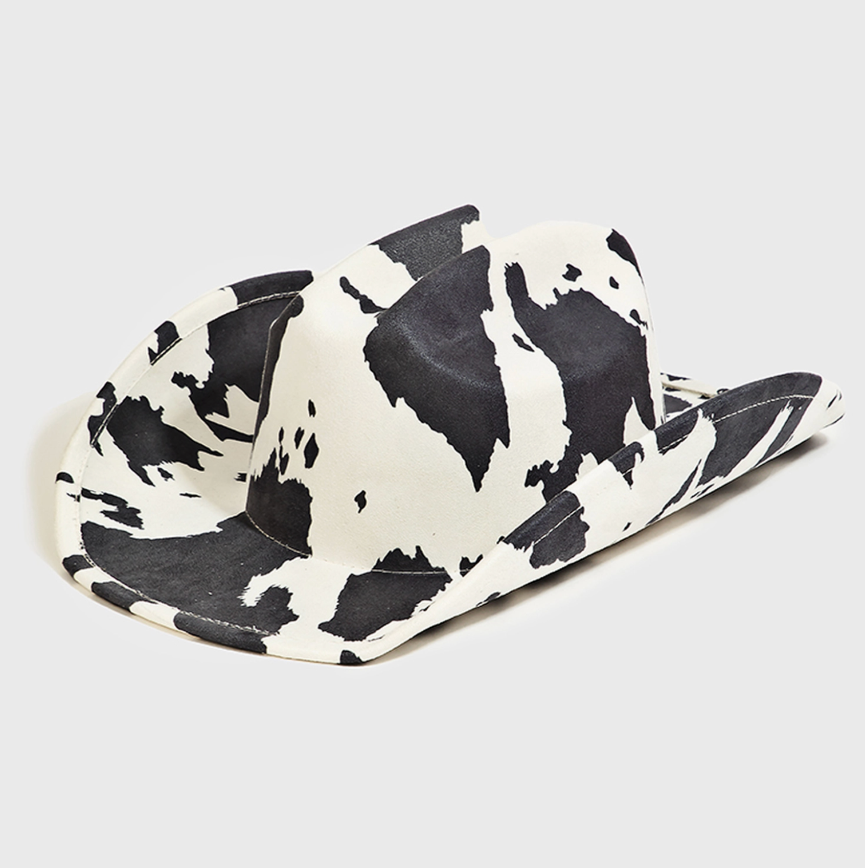 Cow Print Cowboy Hat