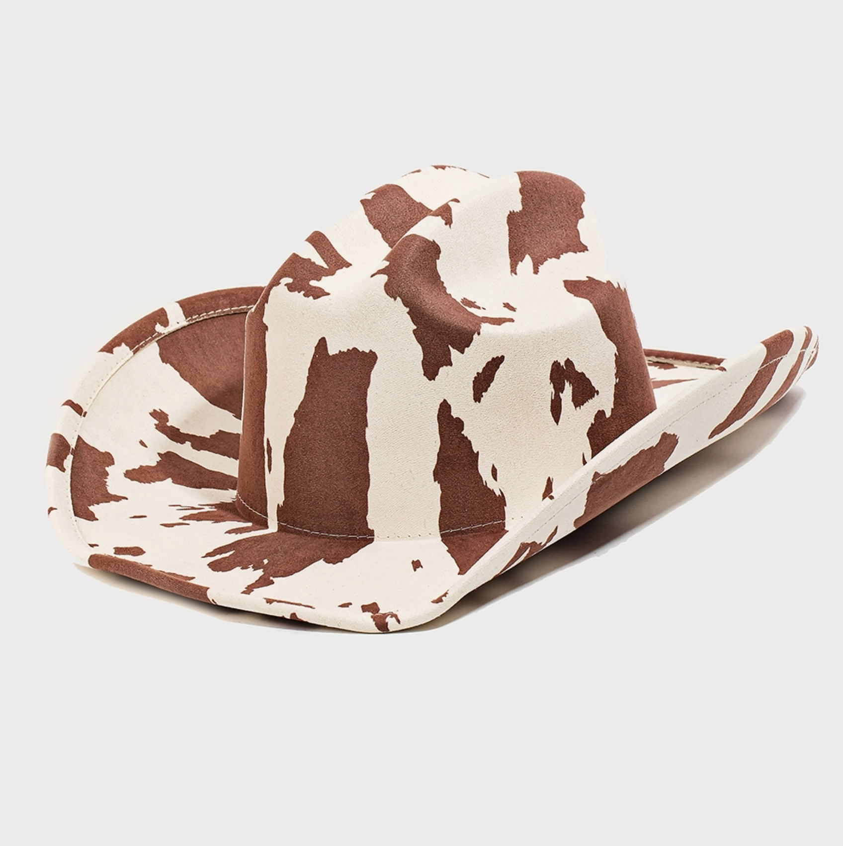 Cow Print Cowboy Hat