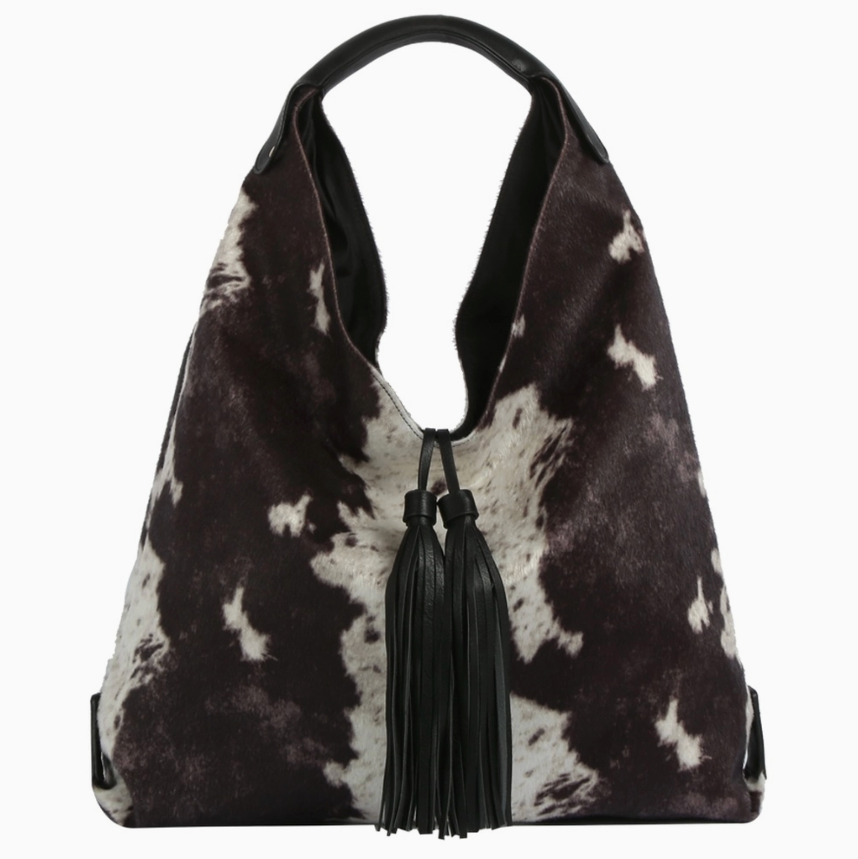 Calf Hair Tassel Shoulder Bag