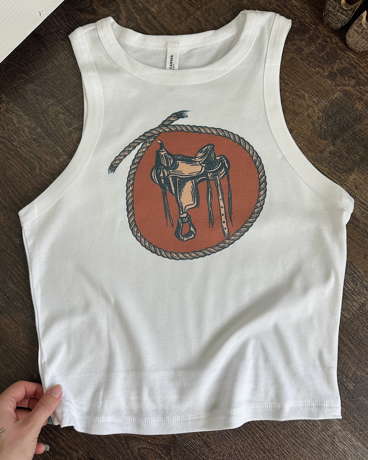 Saddle Up Crop Tank