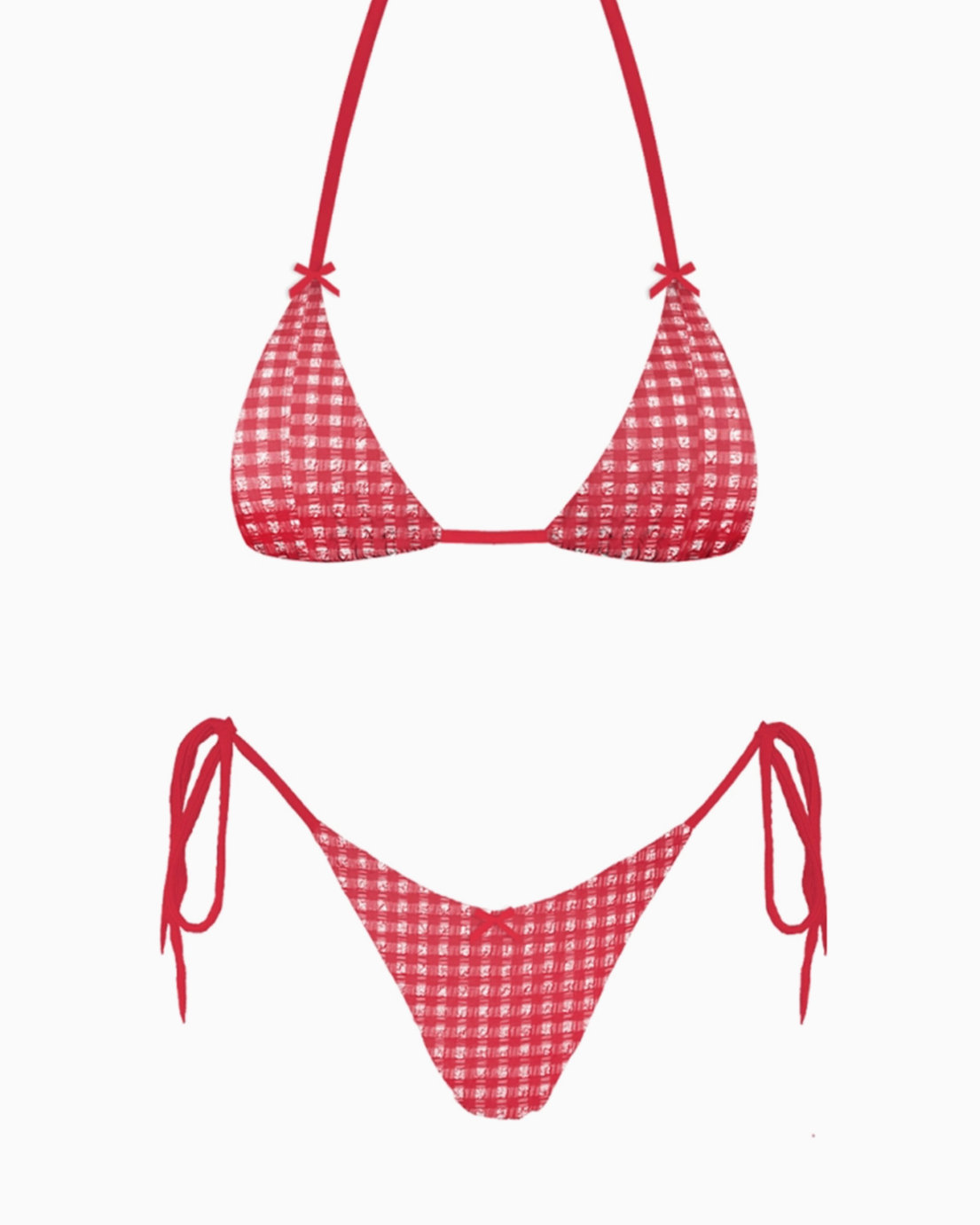 Gingham Bikini - Red