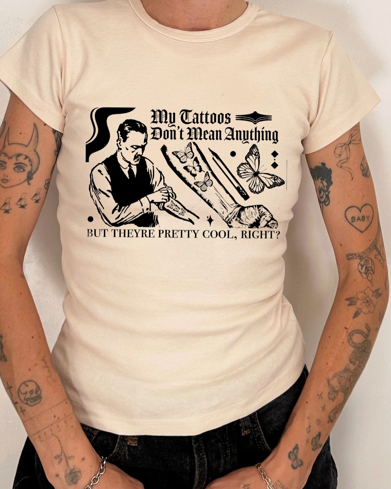 Don't Mean Anything Baby Tee