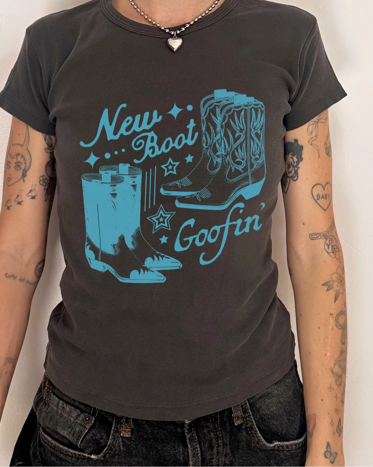 New Boot Baby Tee