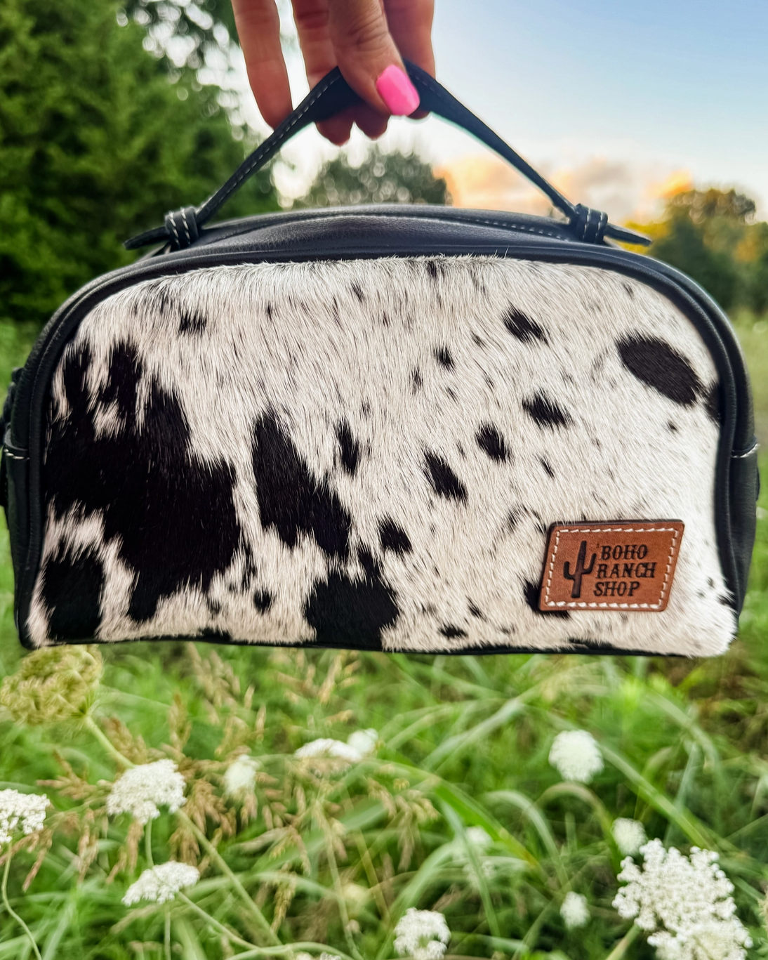Leather Toiletry Travel Bag
