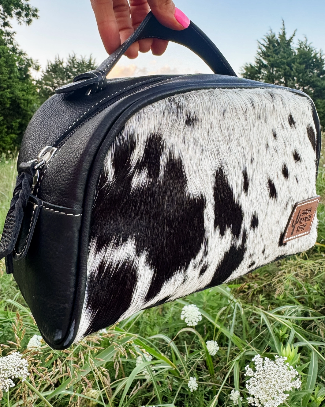 Leather Toiletry Travel Bag
