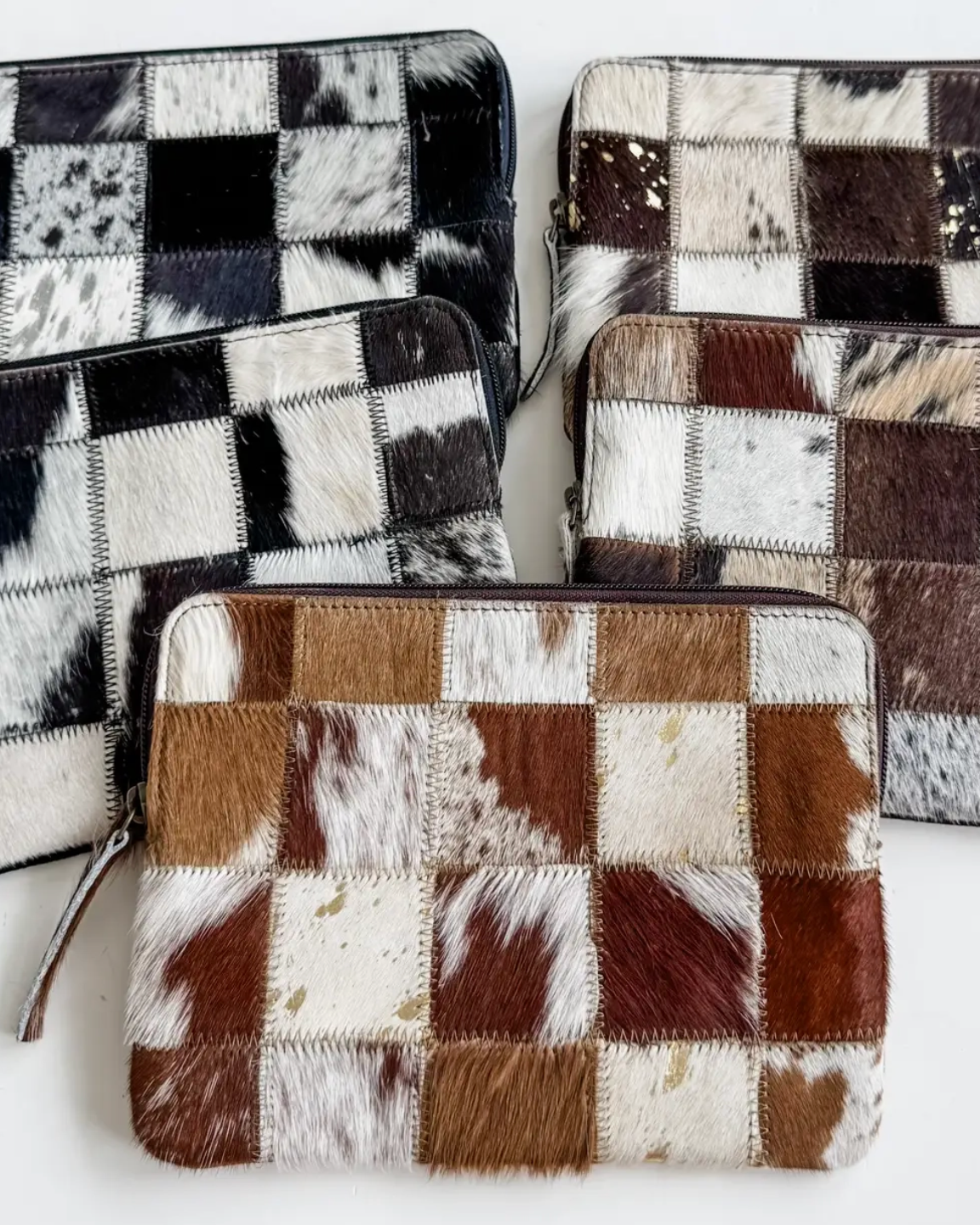 Cowhide Accessory Pouch