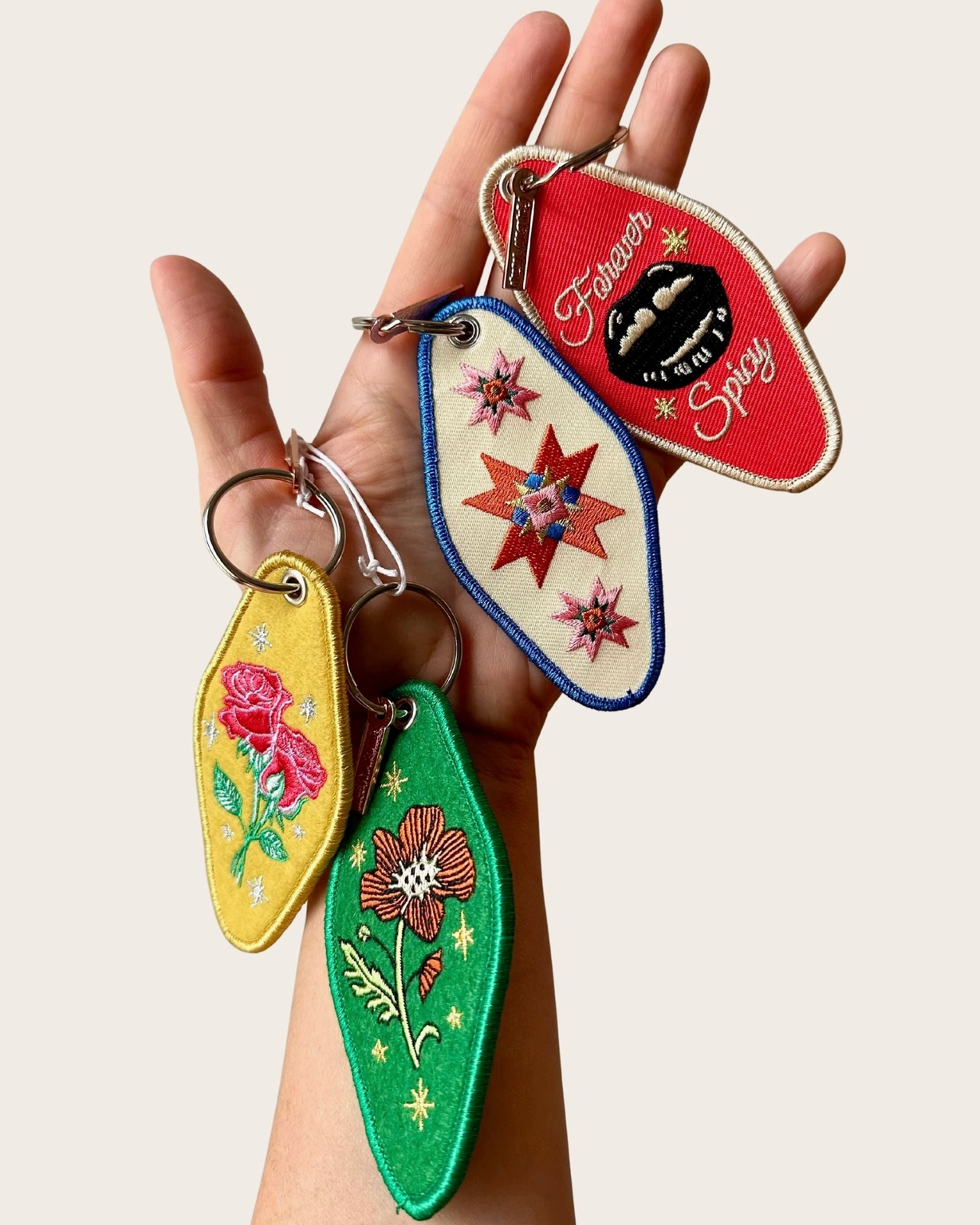Embroidered Keychain
