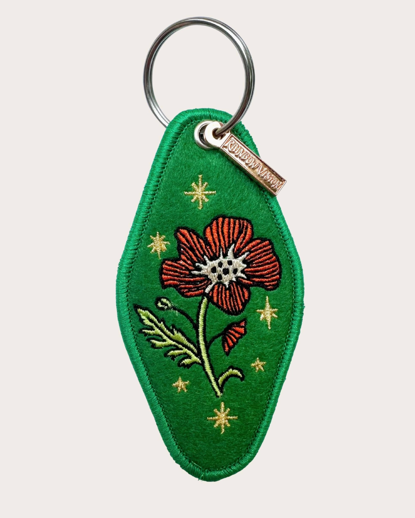 Embroidered Keychain