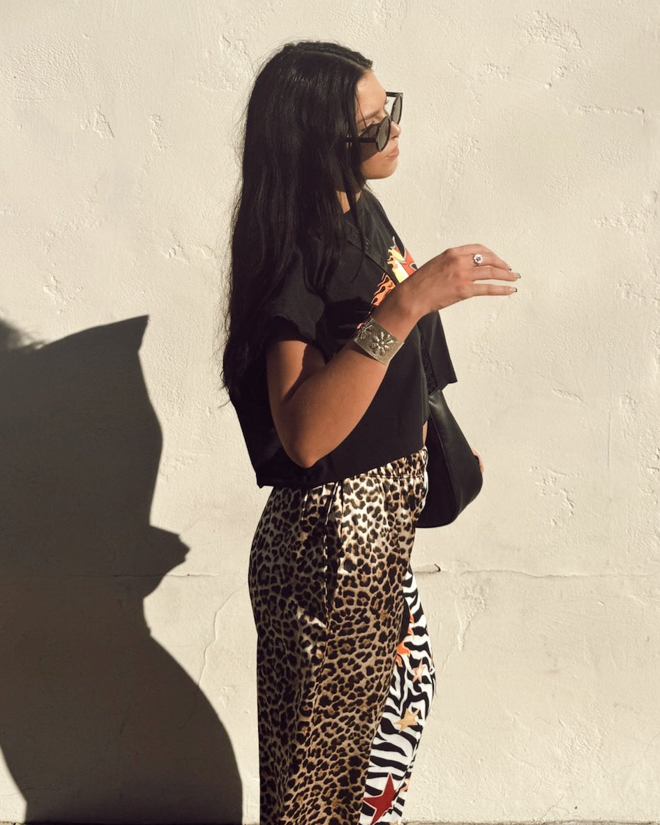 Wild Thing Wide Leg Pants - Burnout