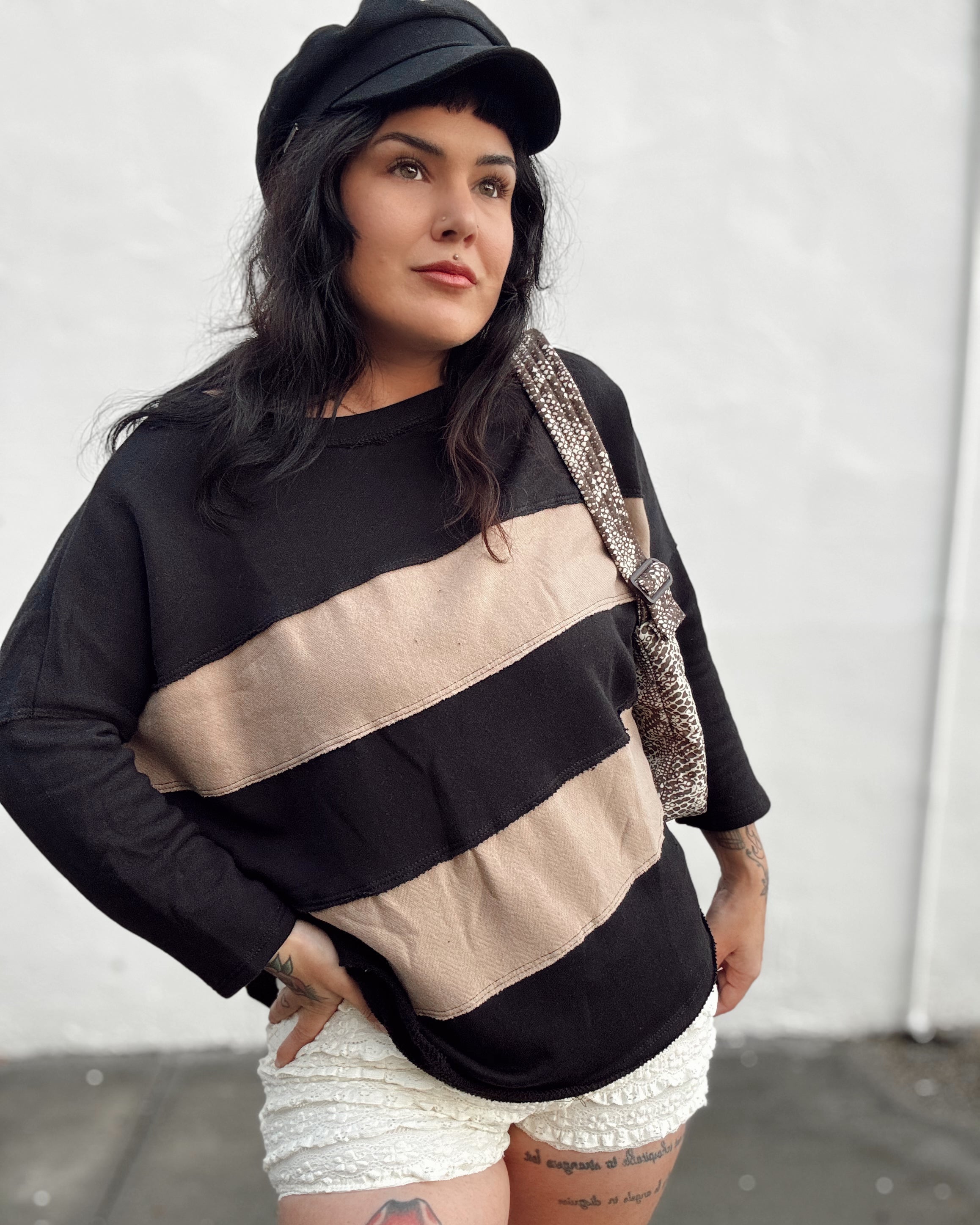 Stripe Knit Long Sleeve