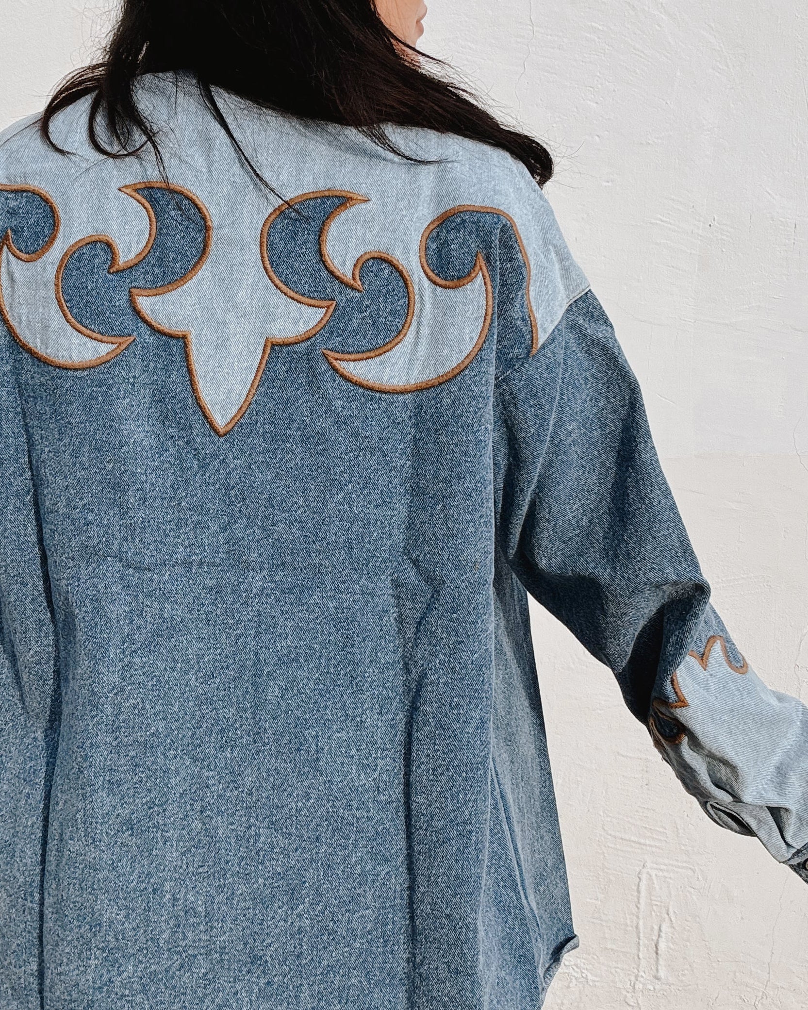 Western Denim Shacket