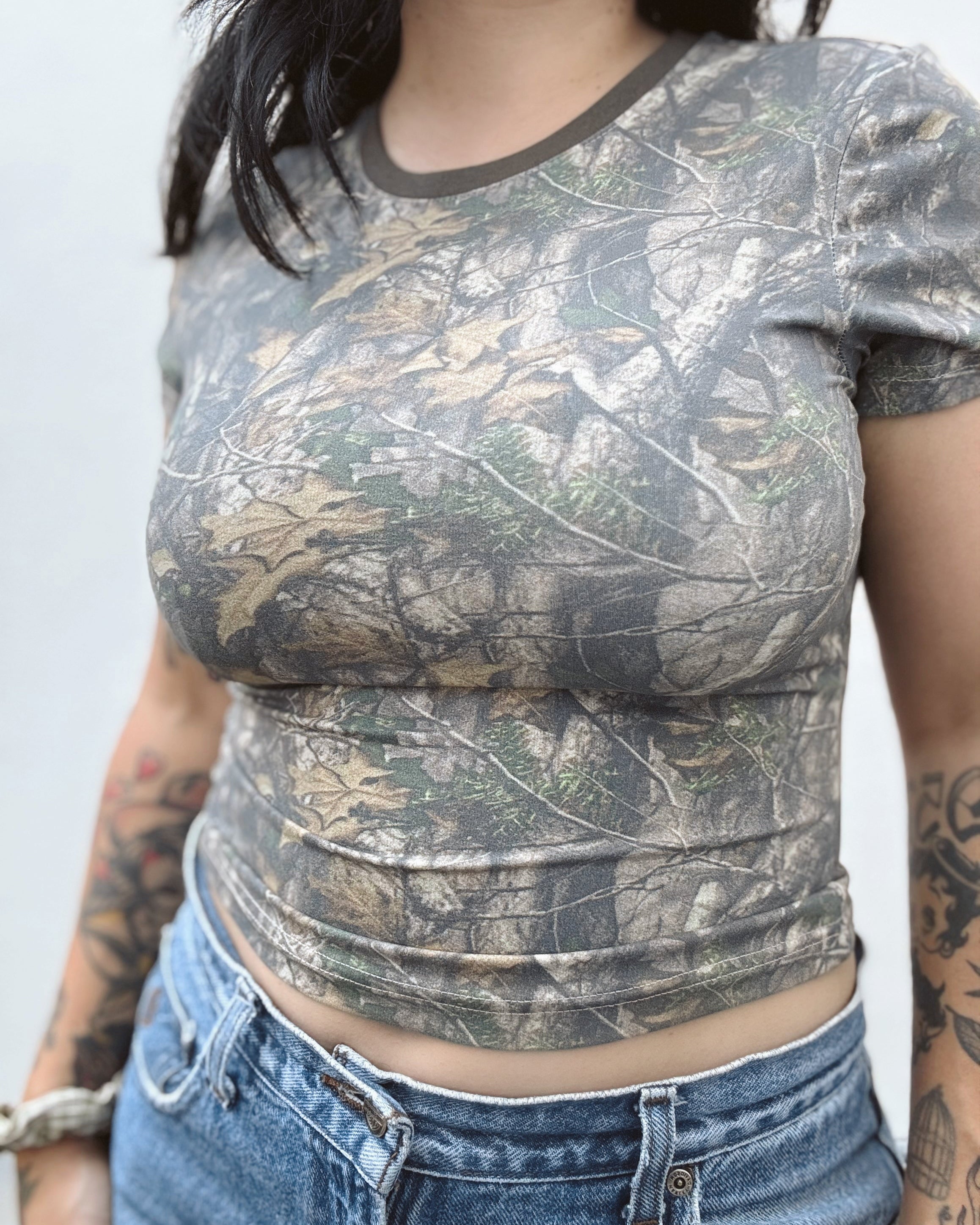 Tree Camo Baby Tee