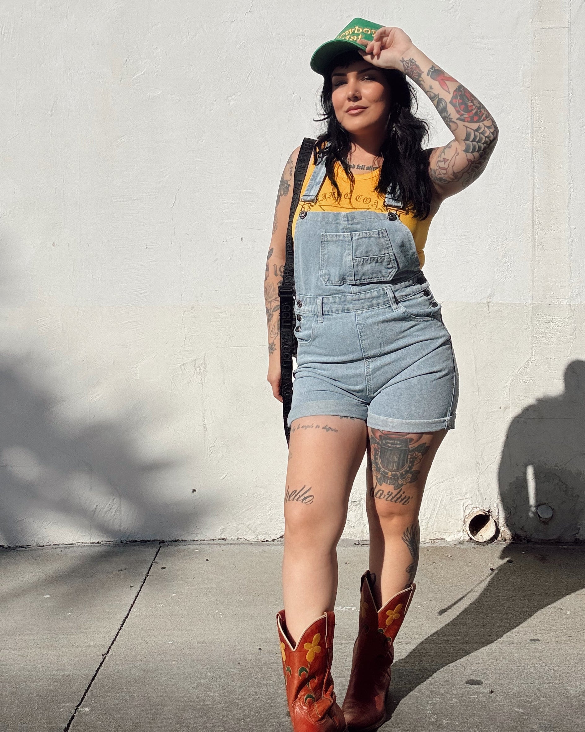 Denim Shortalls
