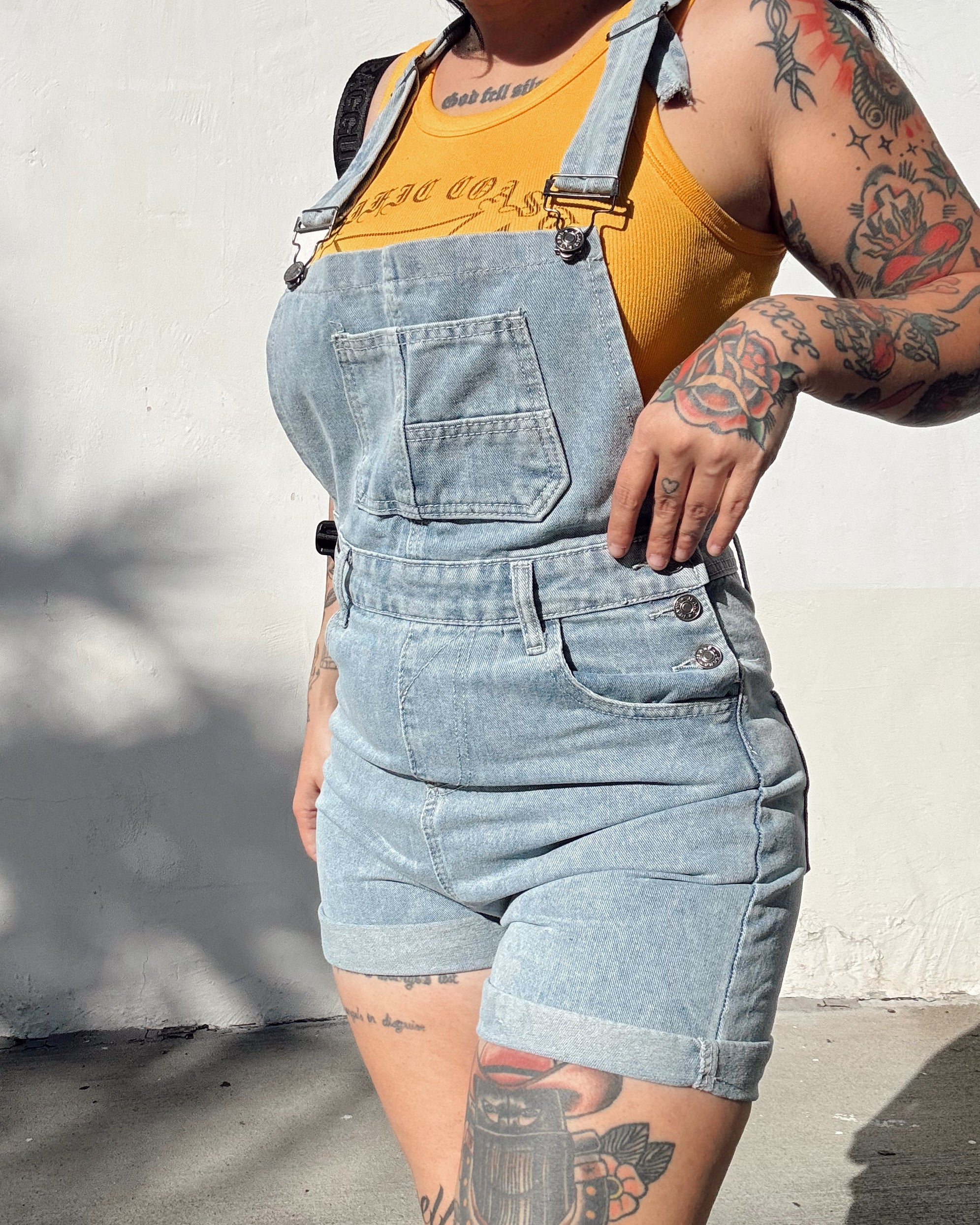 Denim Shortalls