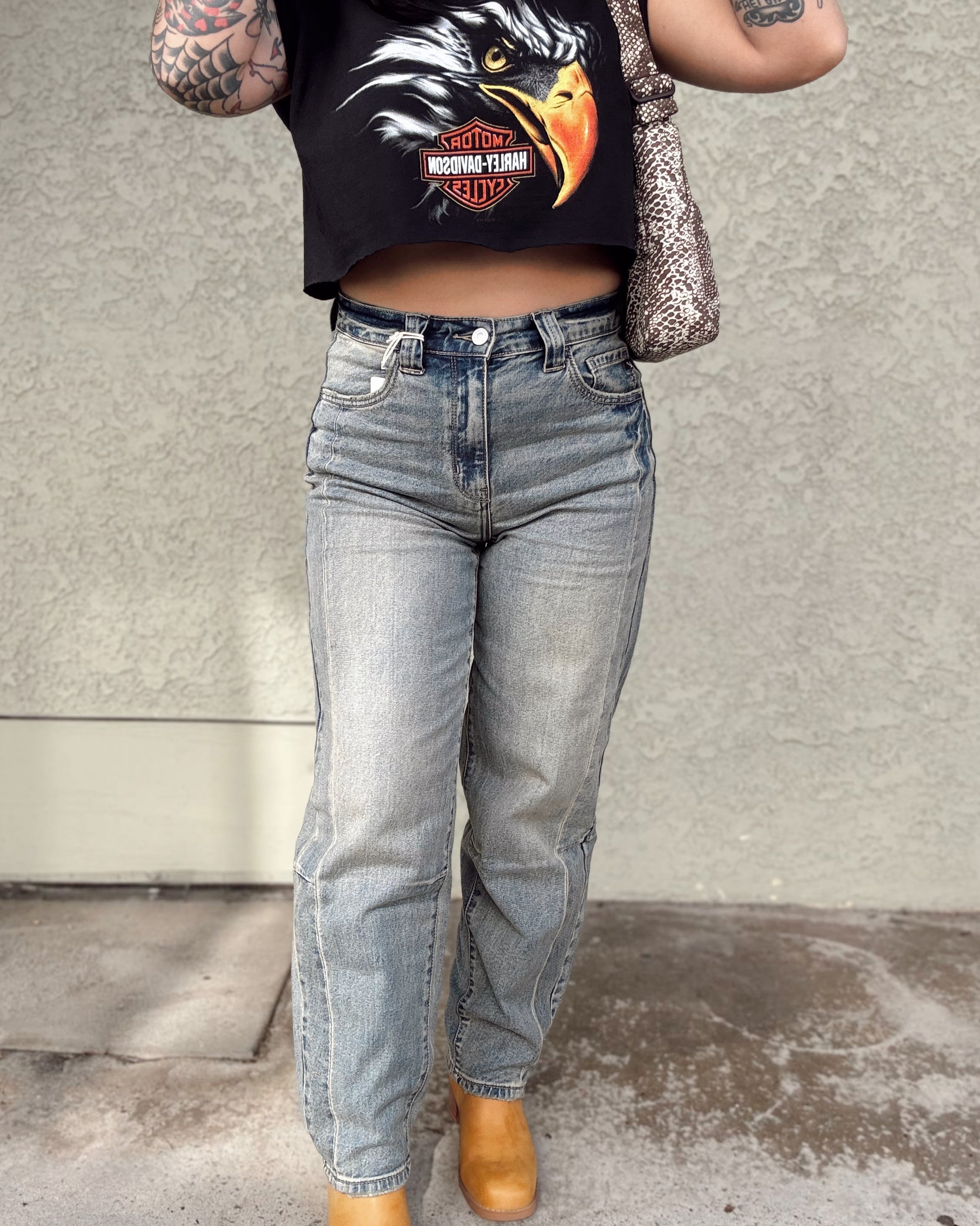 Barrel Jeans - Vintage Wash