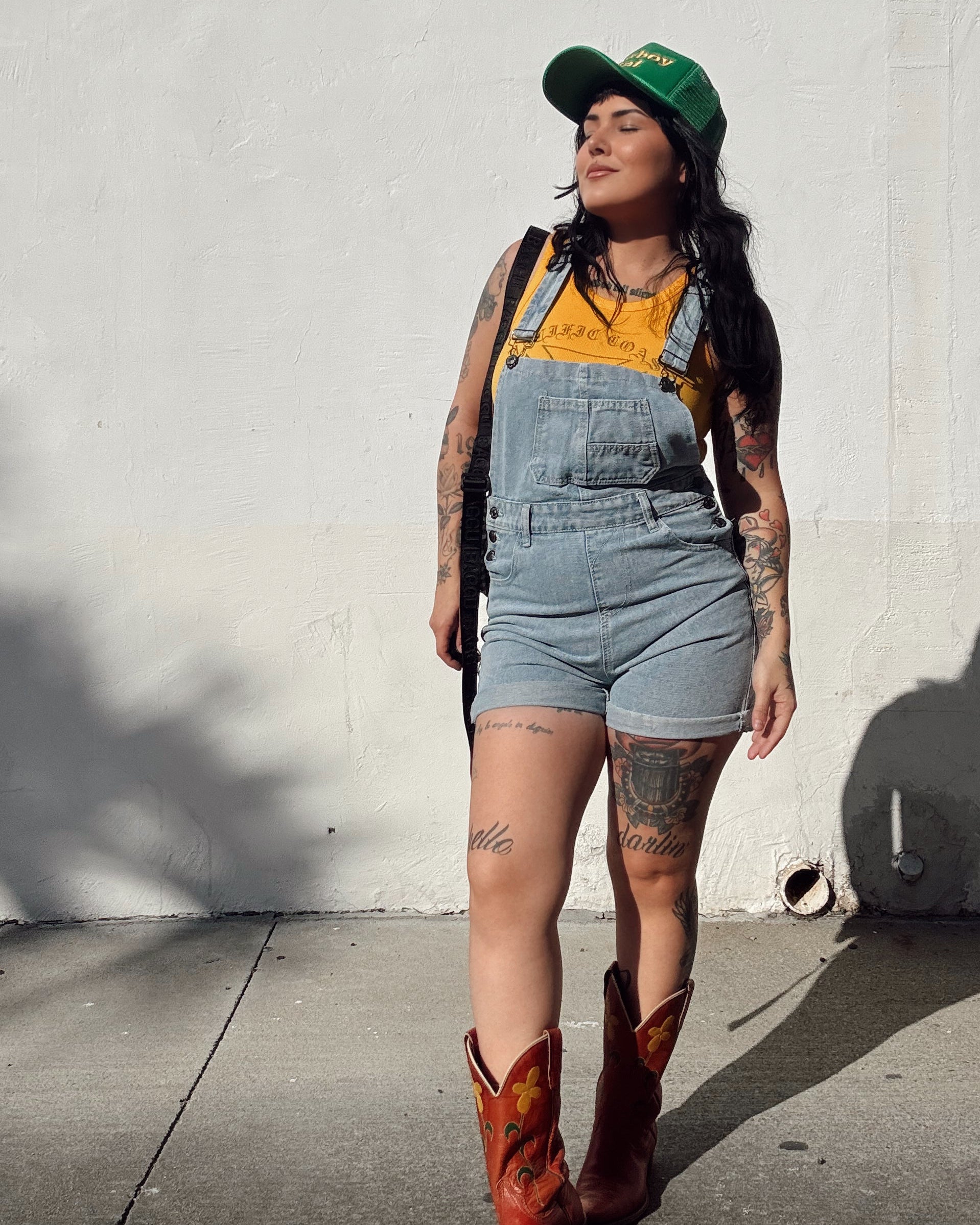 Denim Shortalls