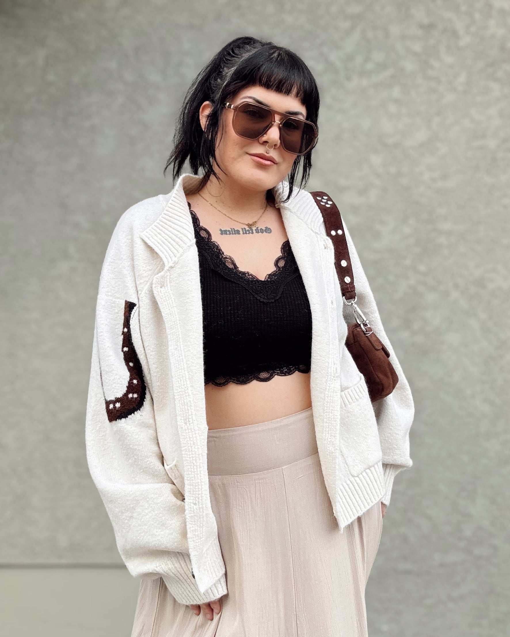 Lucky Horseshoe Cardigan