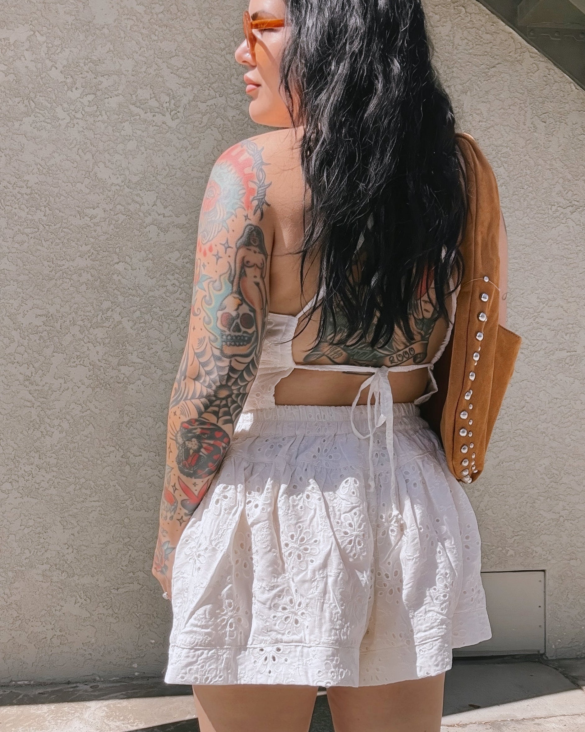 Eyelet Romper