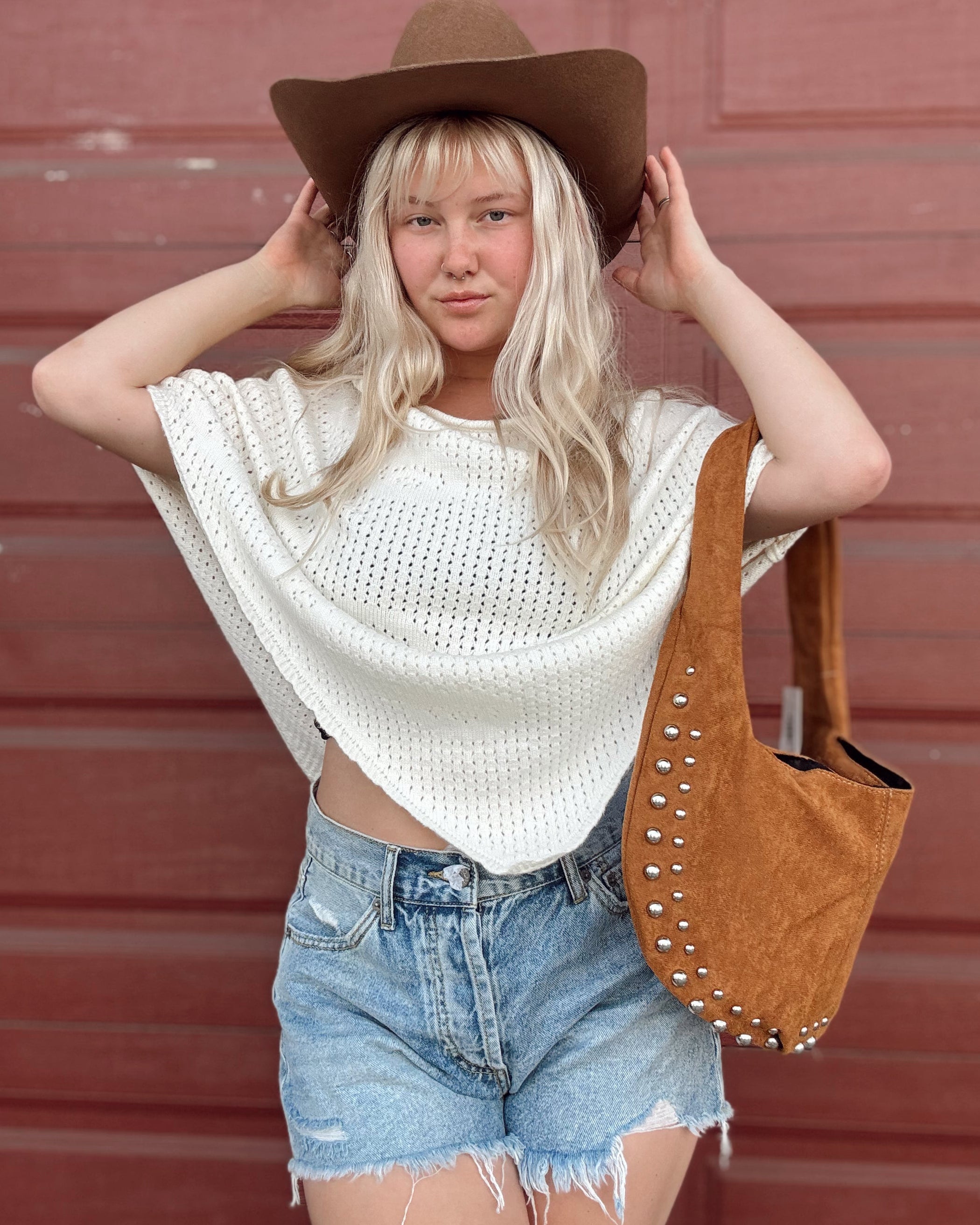 Knit Crochet Poncho