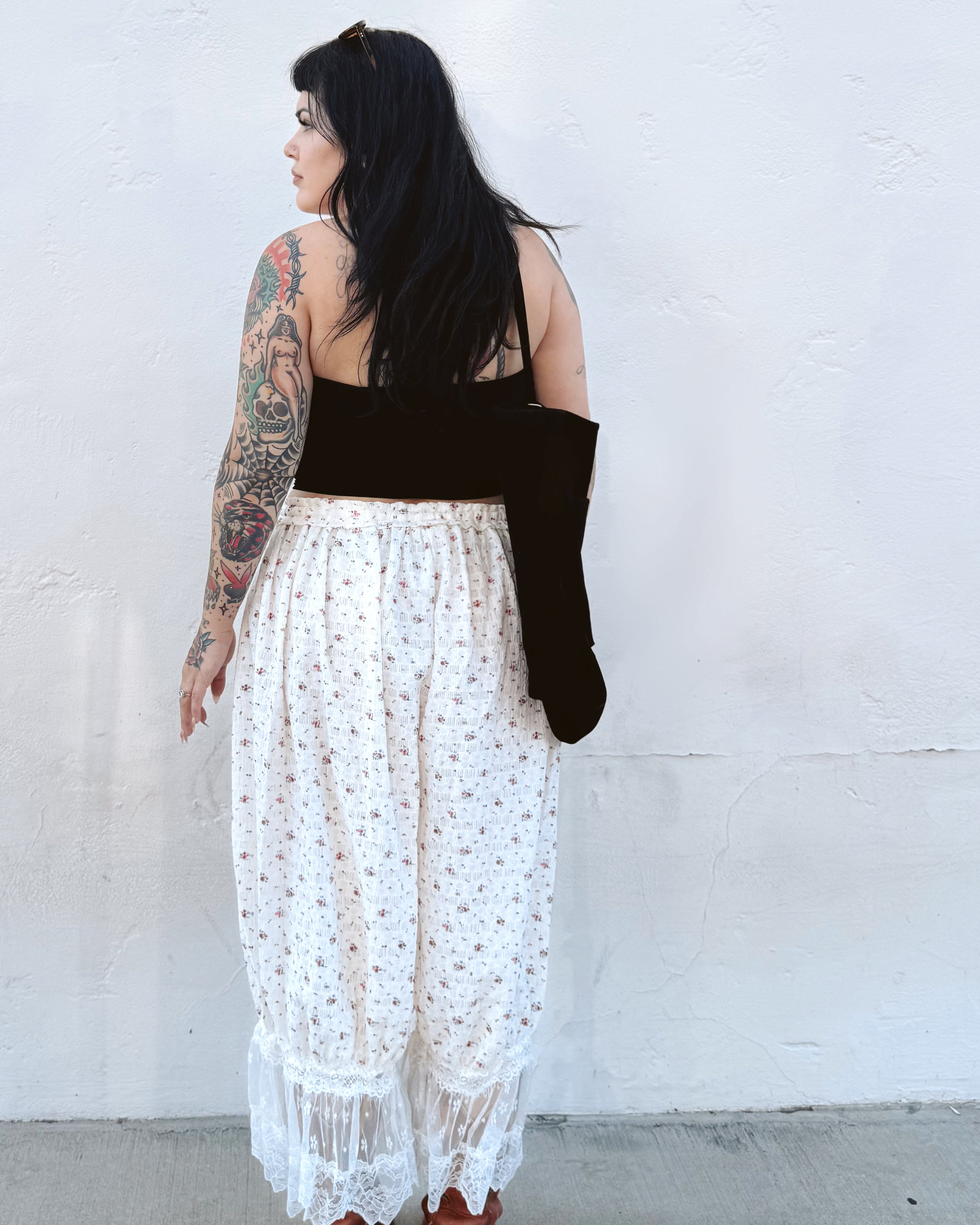 Floral Bloomer Pants