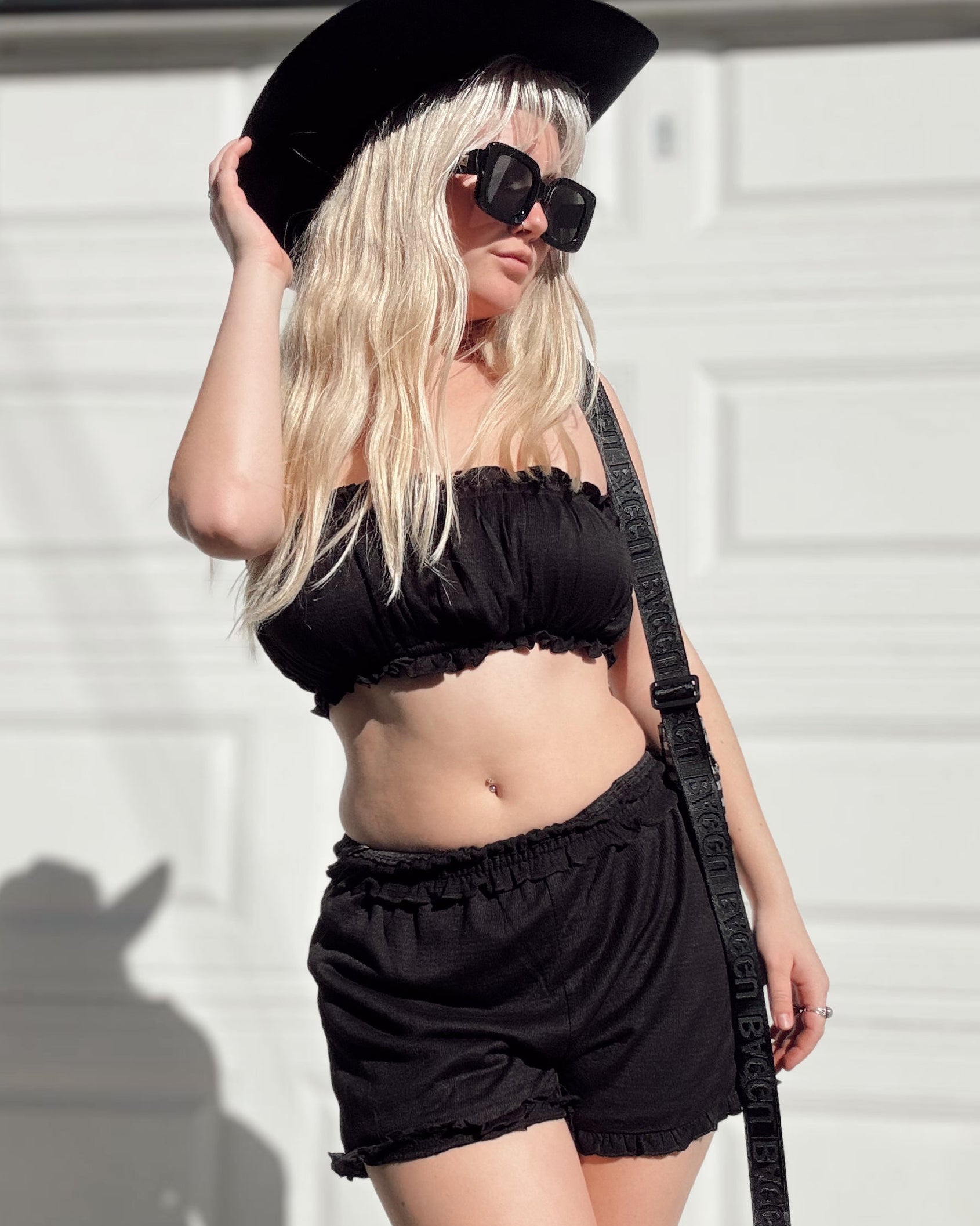 Ruffle Tube Top Set